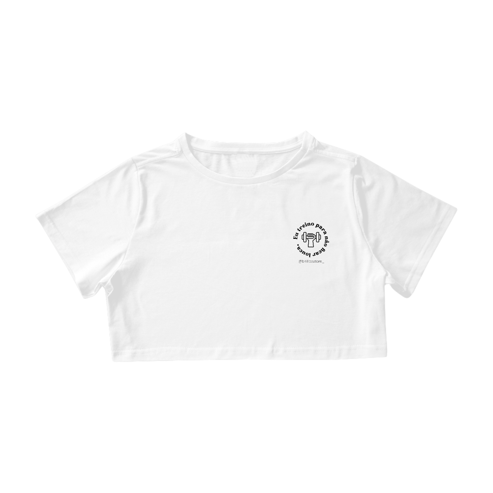 Cropped - BRANCO - Não ficar louca