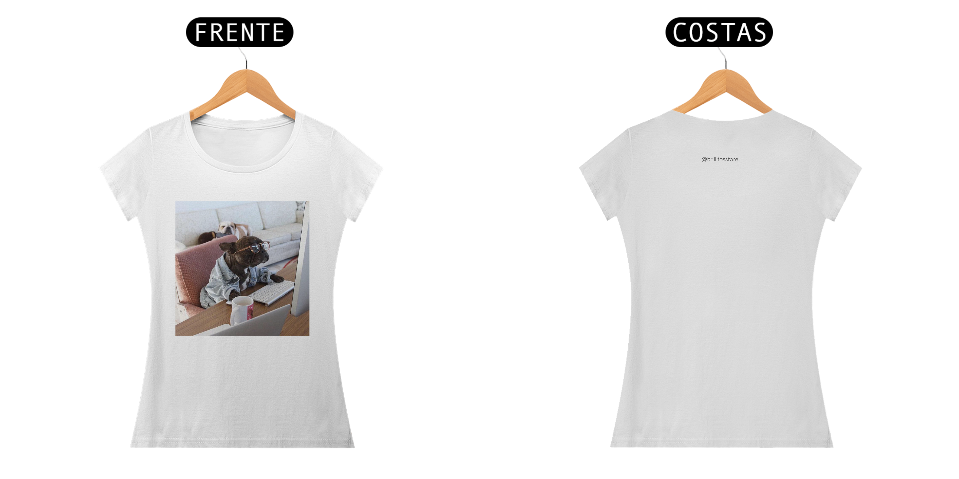 Babe Long Quality - Dog Work - BRANCO