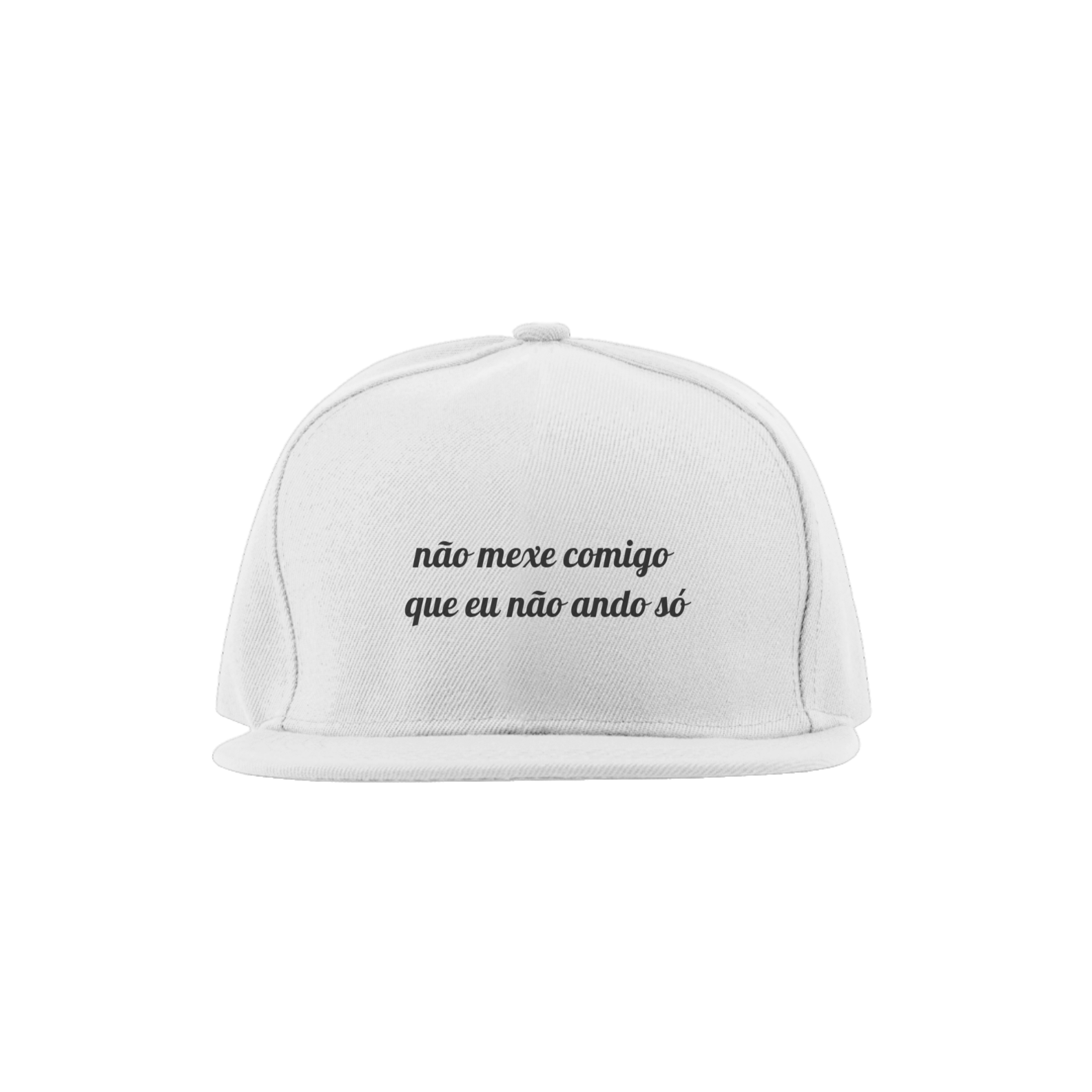 Boné - Quality - Não mexe comigo - BRANCO