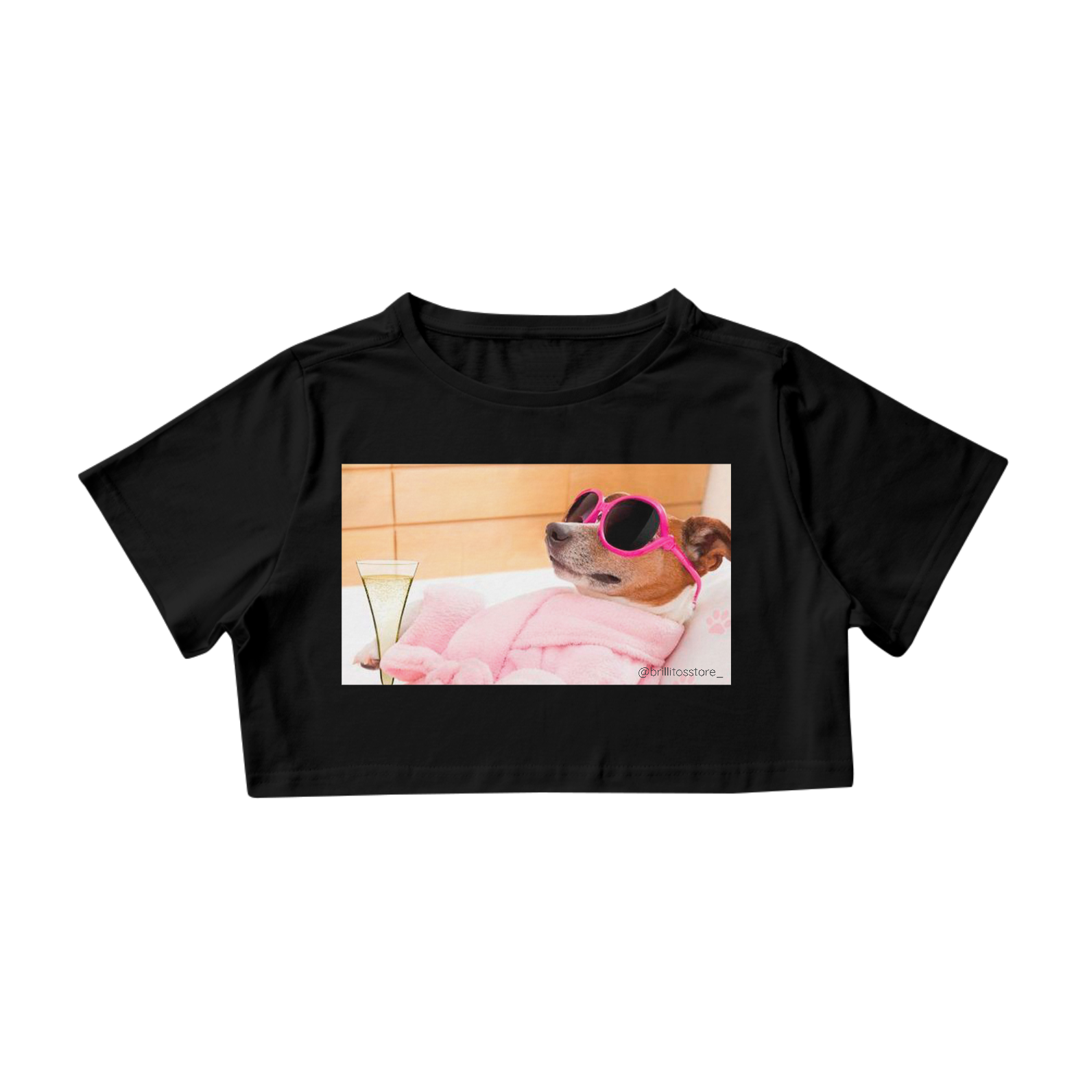 Cropped - PRETO - Patricinha