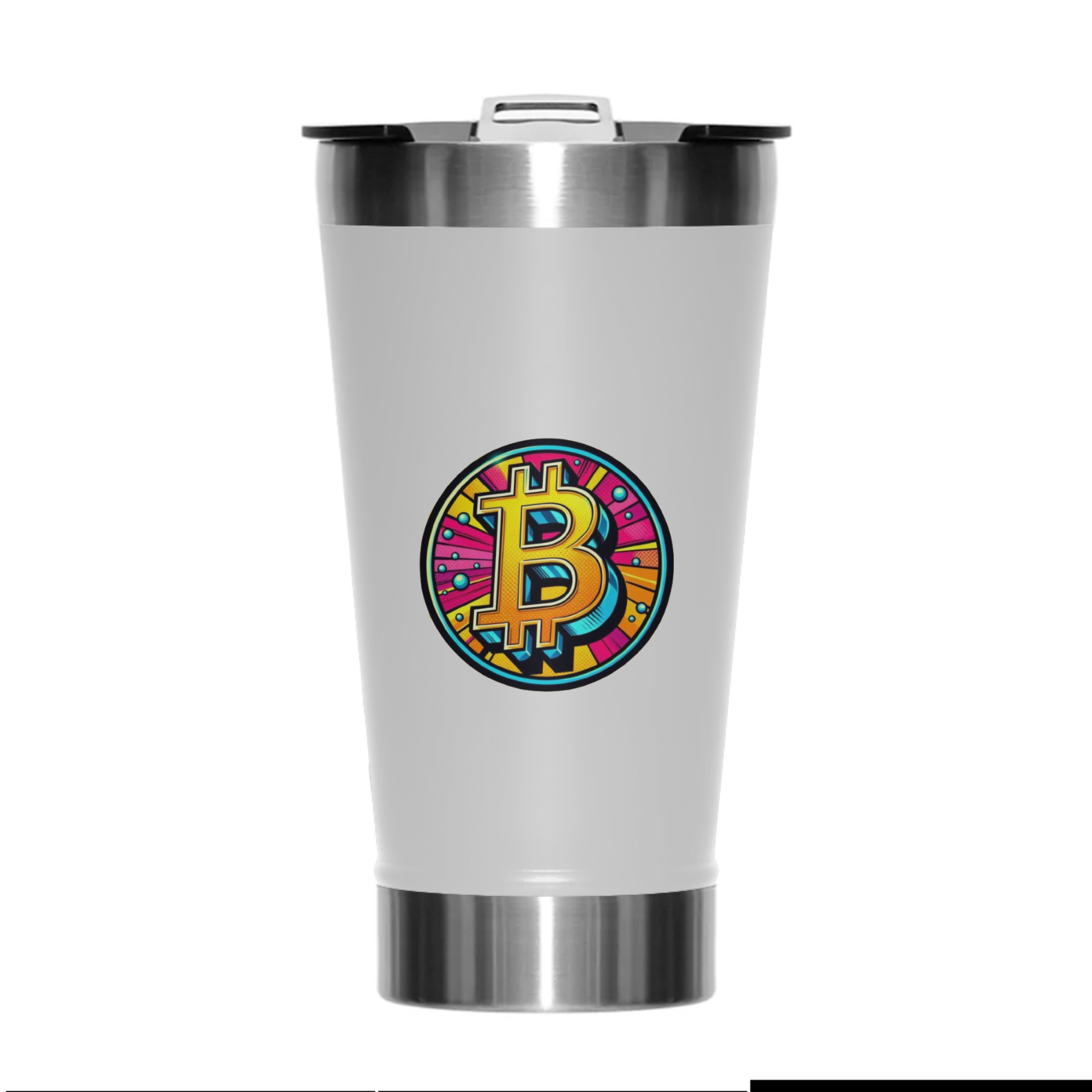 Copo Térmico Bitcoin Colors