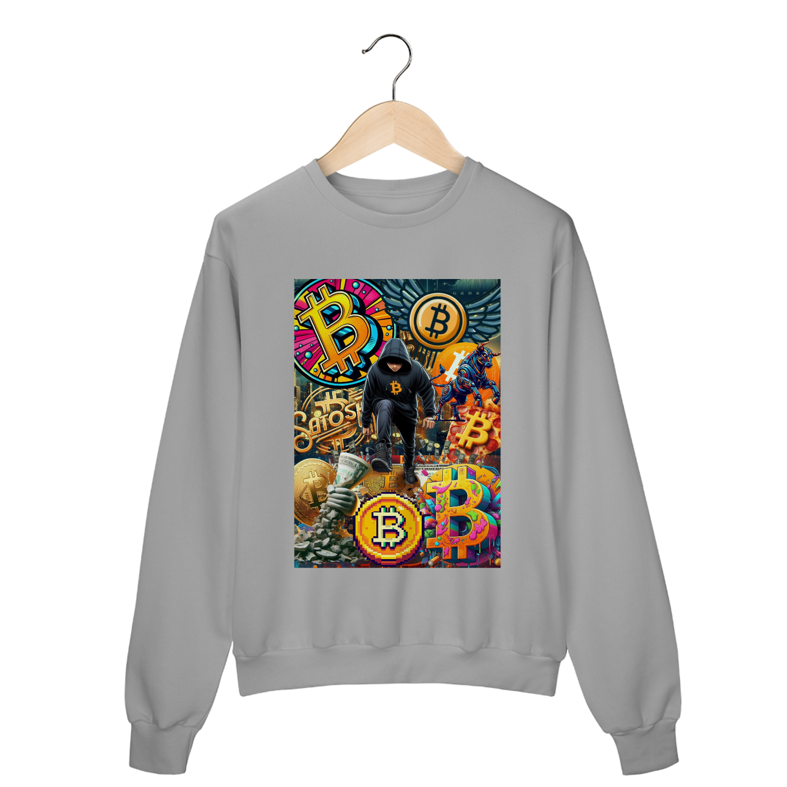 Moletom Careca Full Art Anonymous