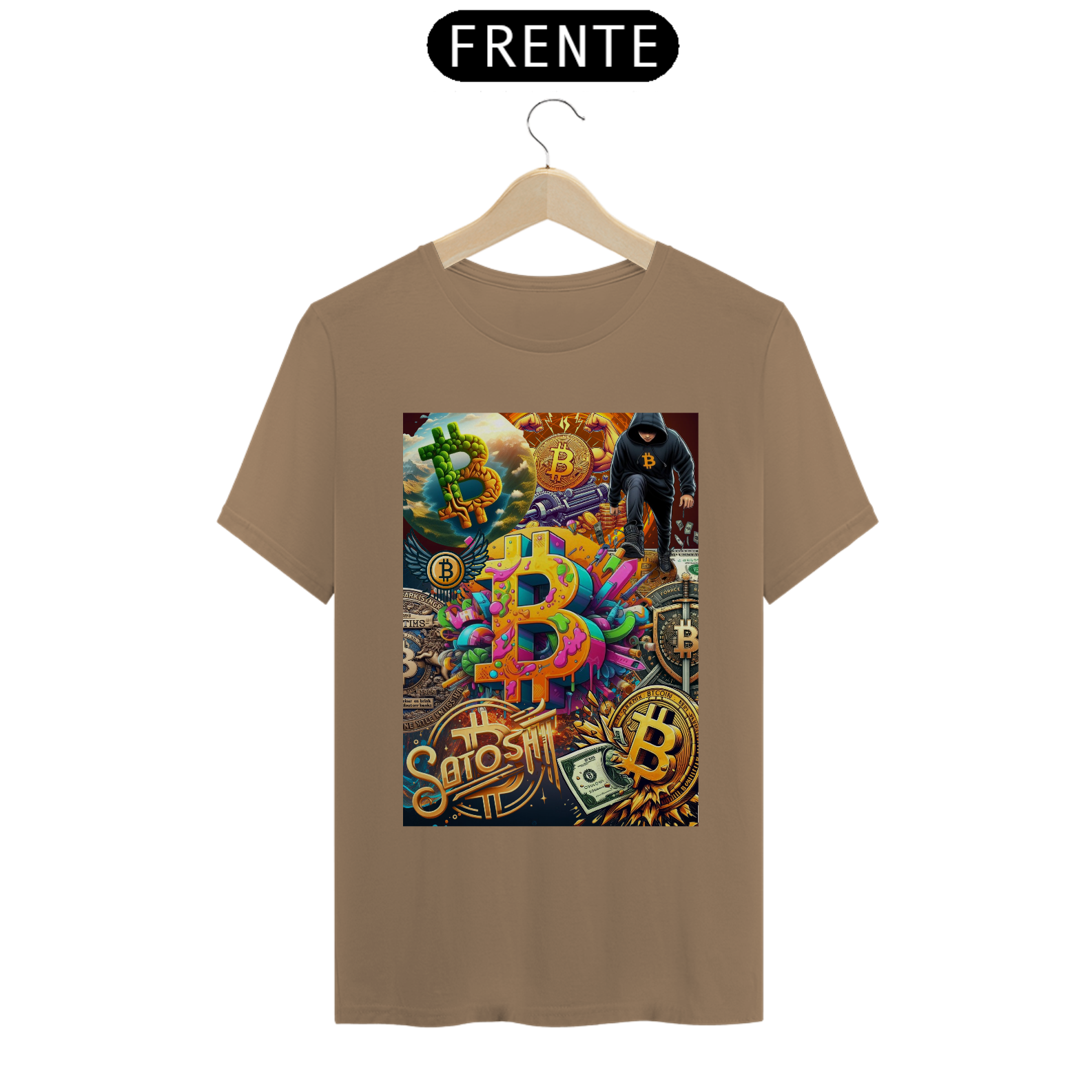Camiseta Bitcoin Full Art Color