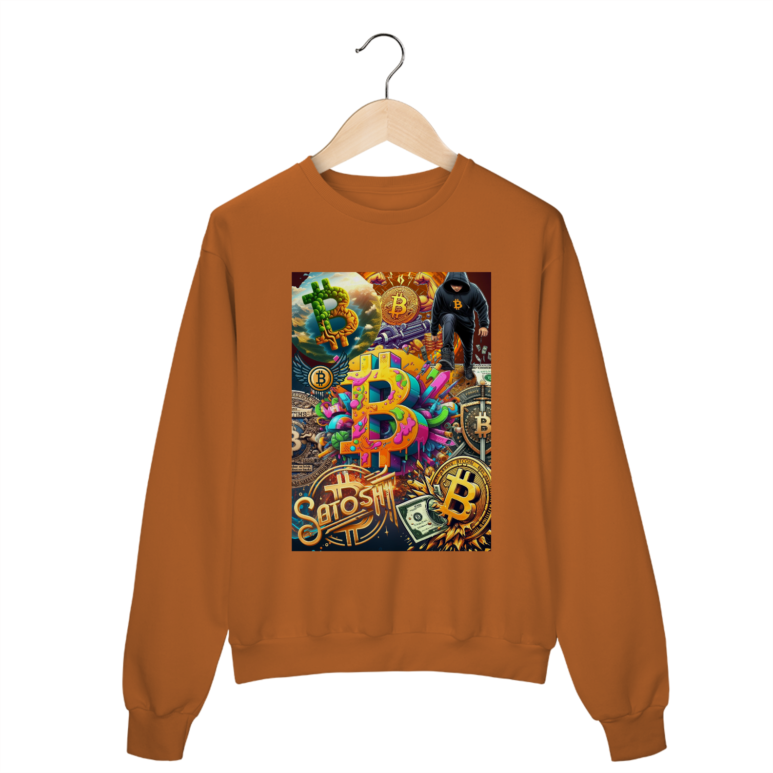 Moletom Careca Bitcoin Full Art Color