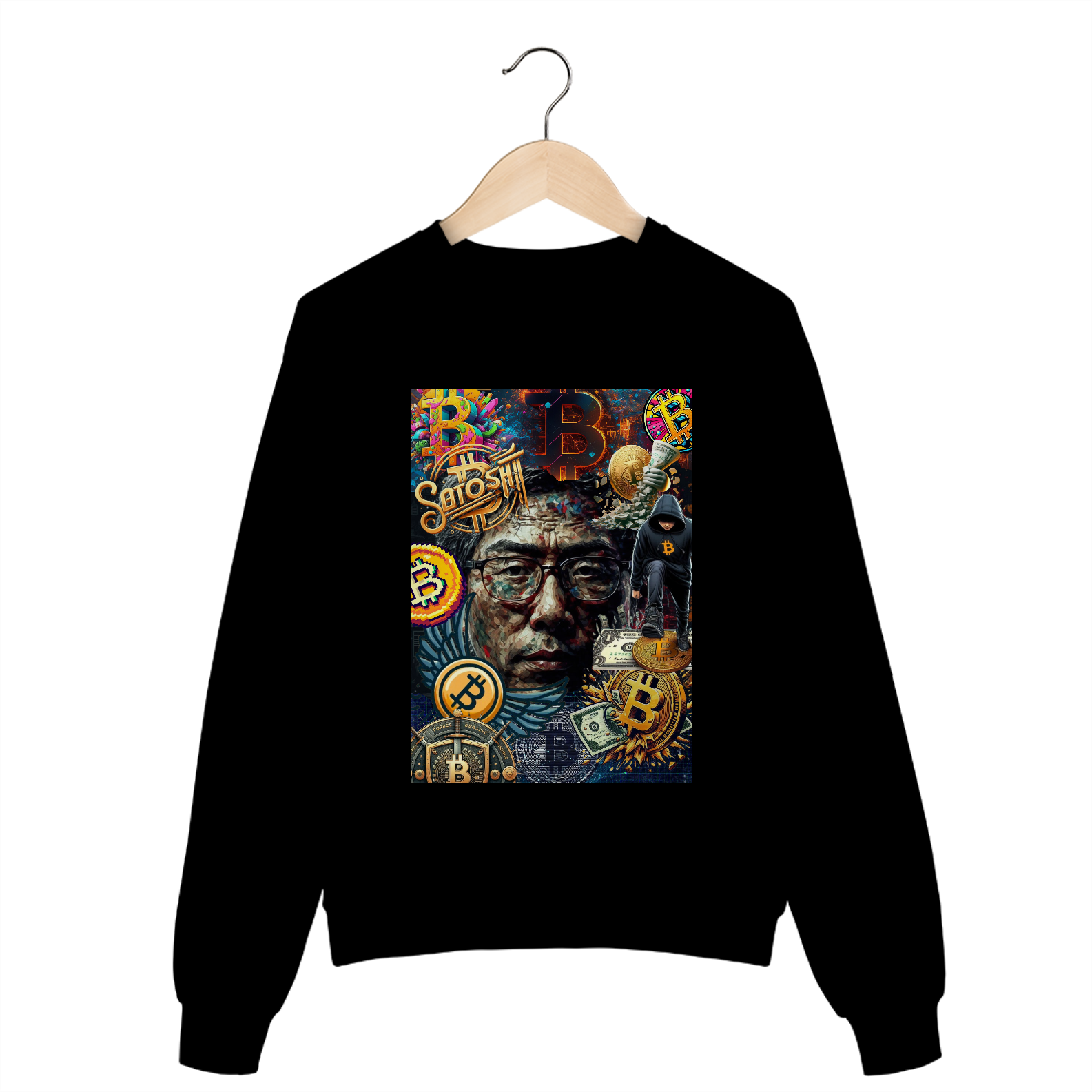 Moletom Careca Bitcoin Full Art STS