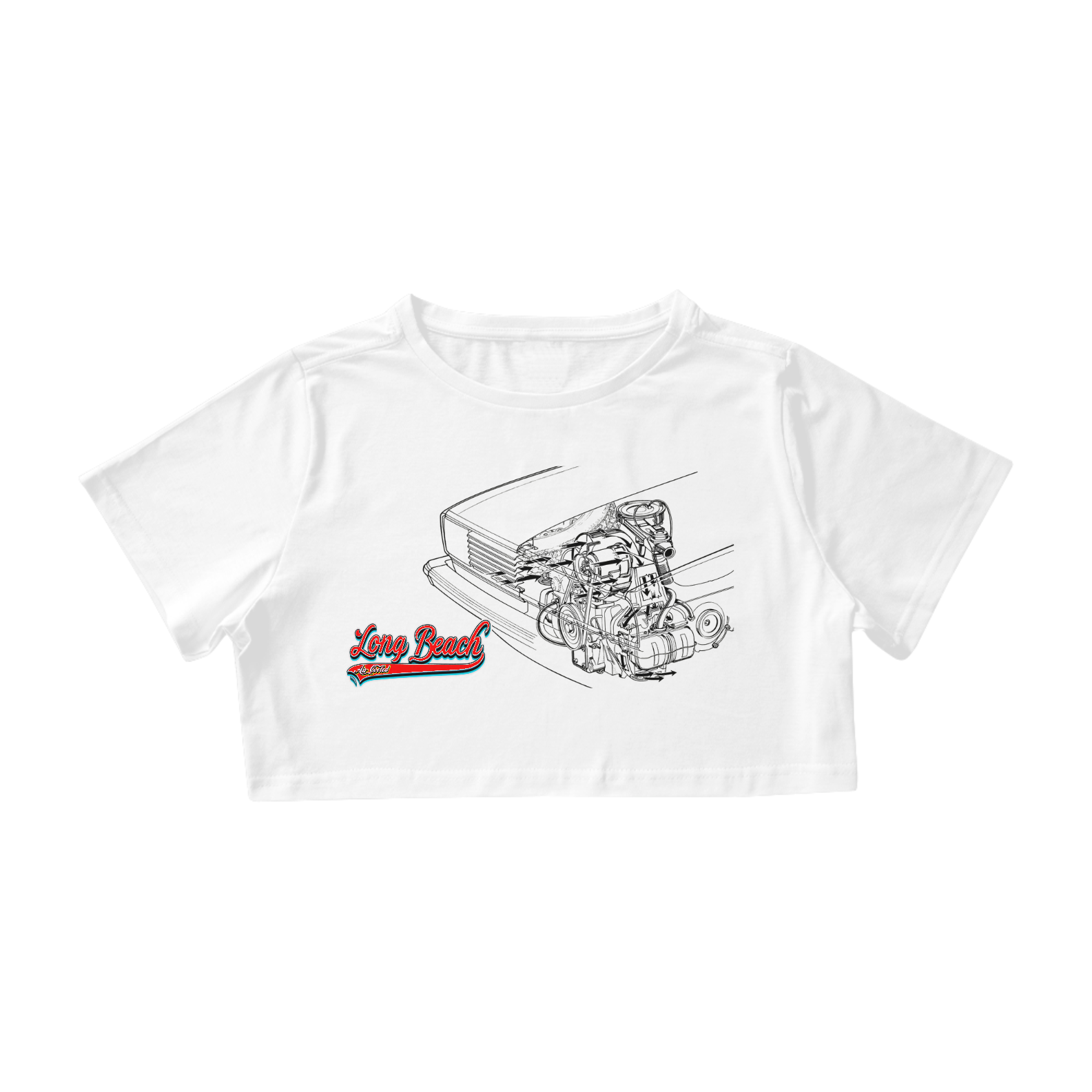 Camiseta Curta Long Beach Aircooled Gol