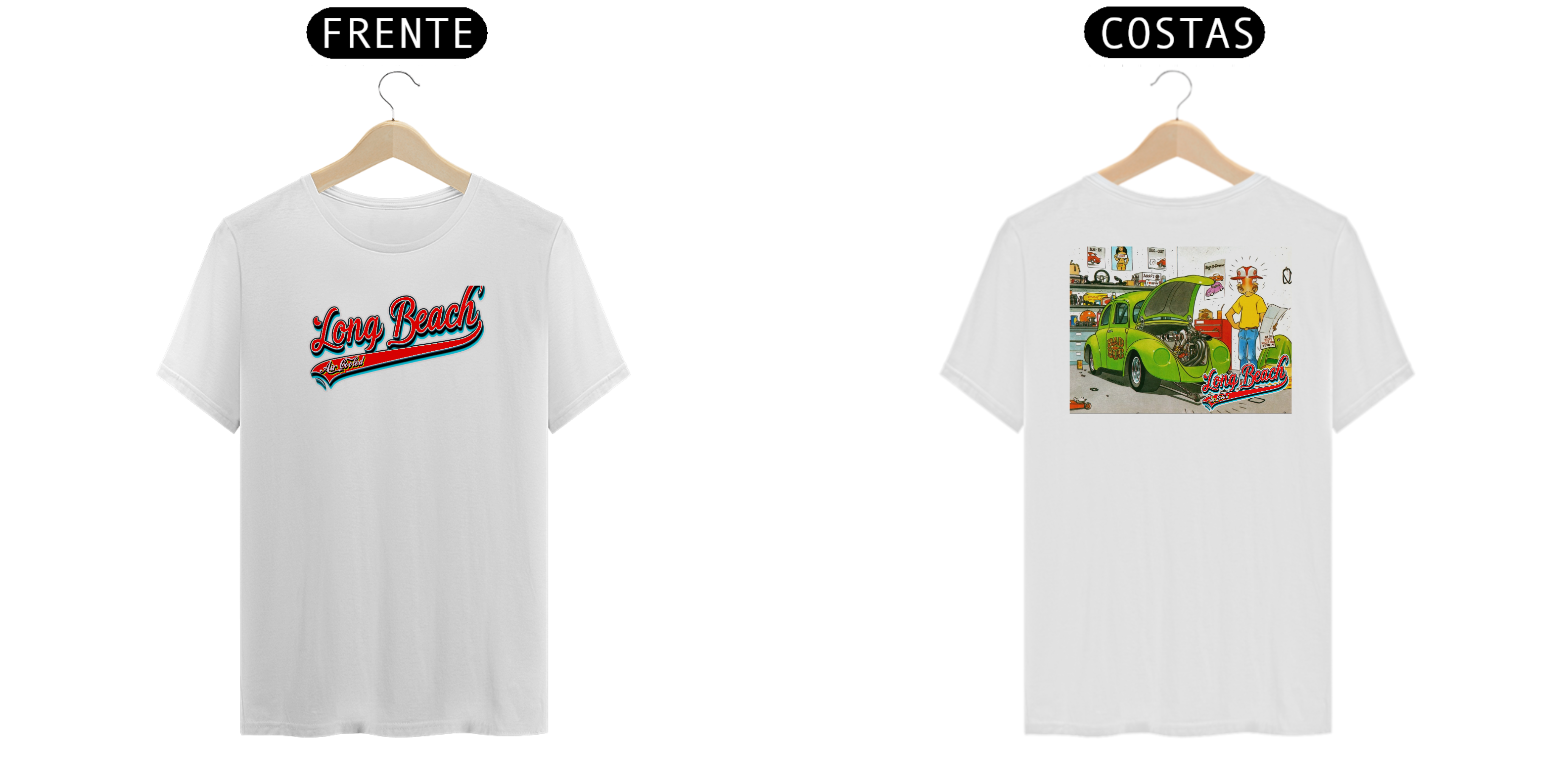 Camiseta Long Beach Fusca Loko