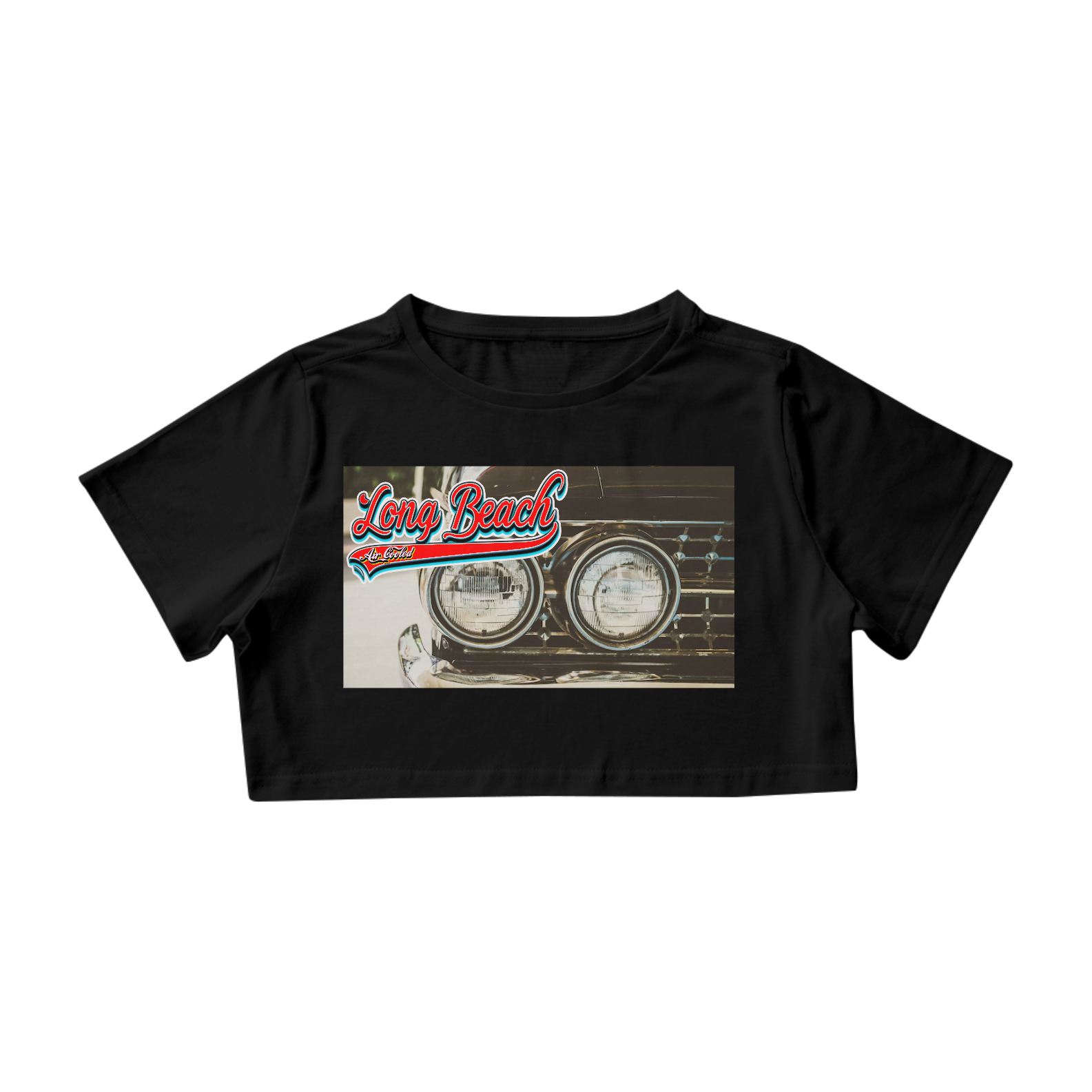 Camiseta Cropet Long Beach Aircooled Impala