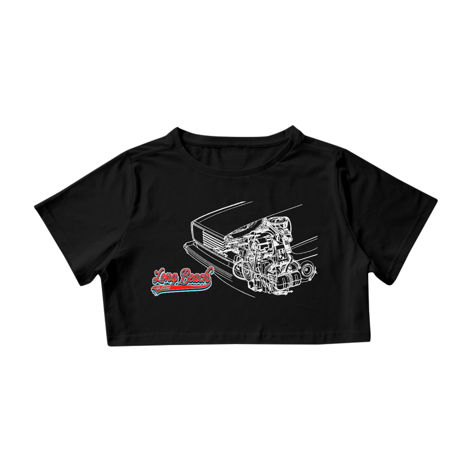 Camiseta Curta Long Beach Aircooled Gol