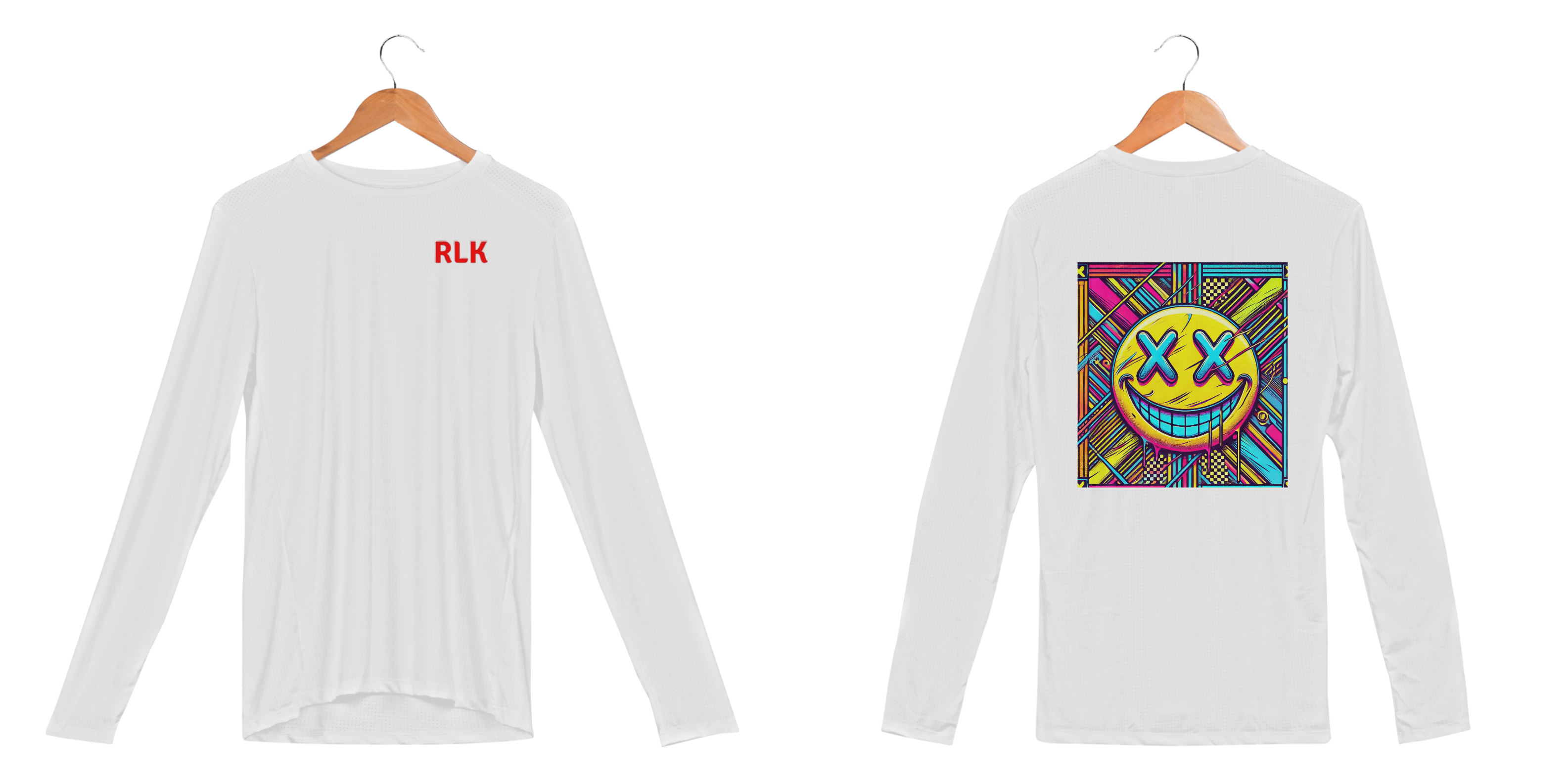 Camisa Manga Longa - Smiley Chaos