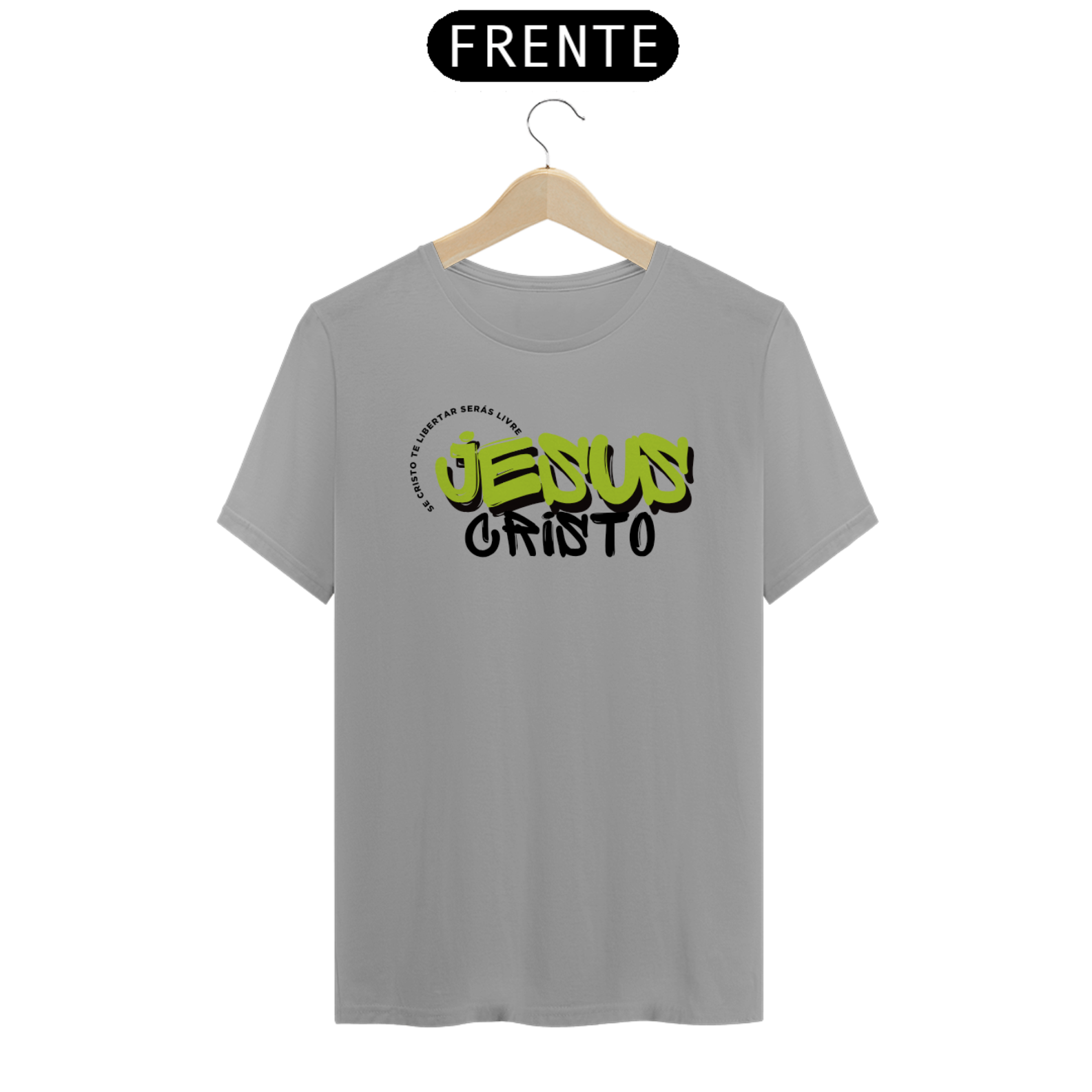Camisa JESUS CRISTo verde Lim (T-shirt Quality)