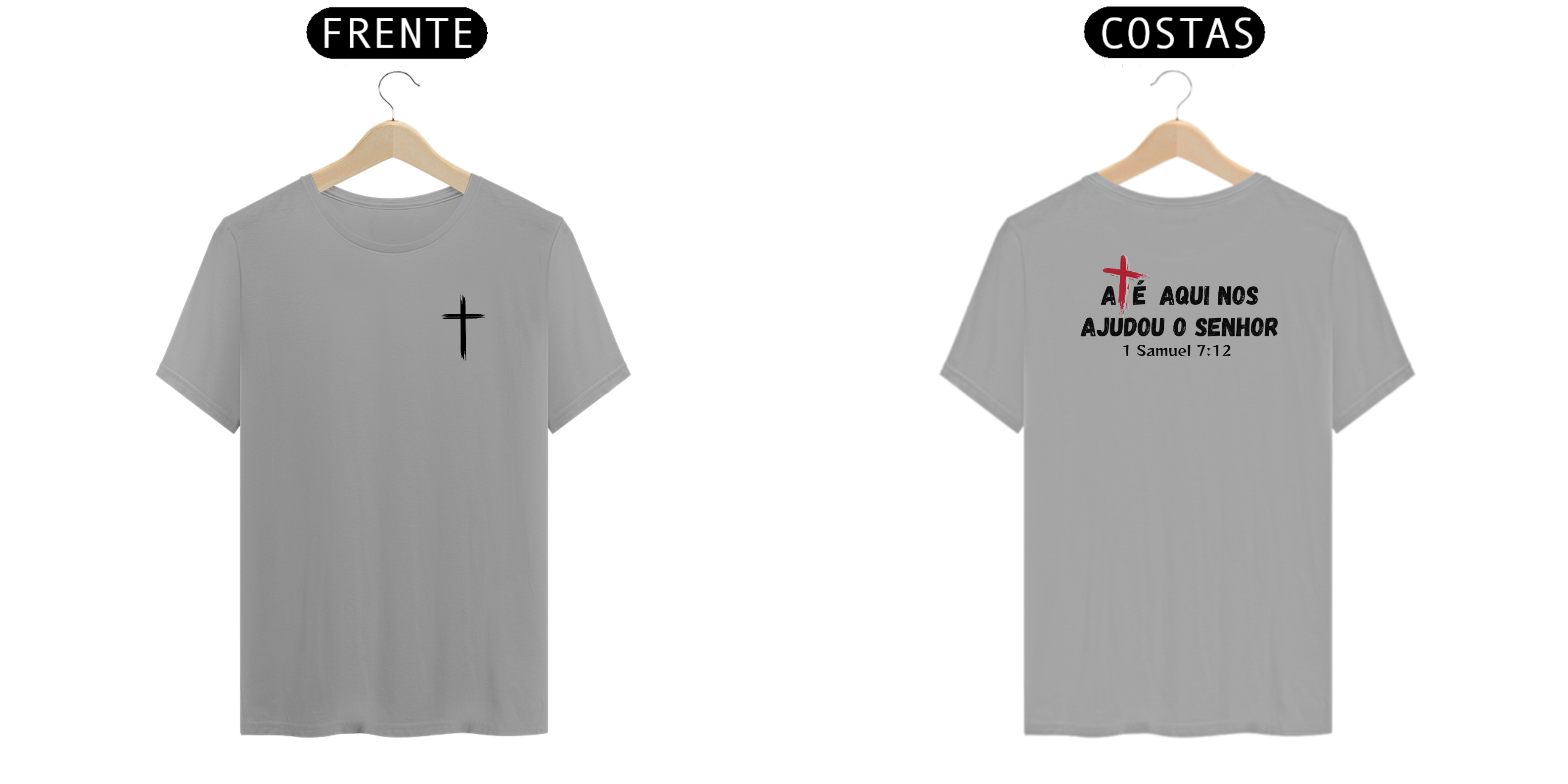 Até aqui nos ajudou o senhor (T-shirt Quality)