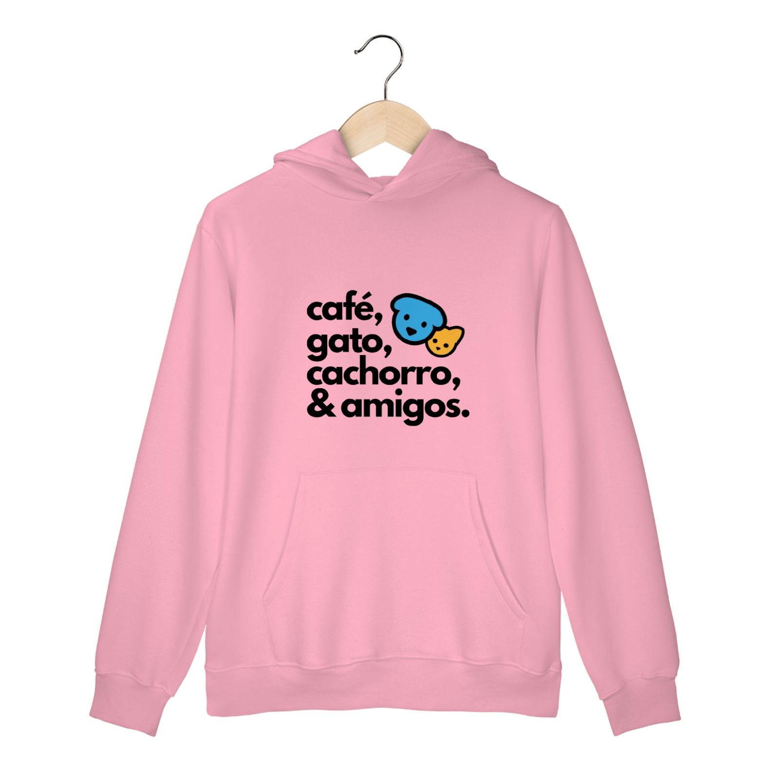 CAFÉ, GATO, CACHORRO E AMIGOS - MOLETOM
