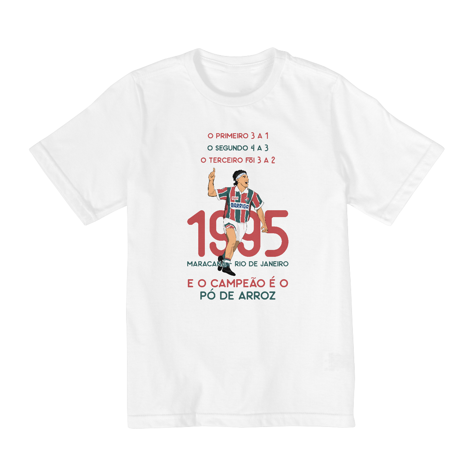 Camiseta Pó de Arroz Infantil (2 a 8 anos)