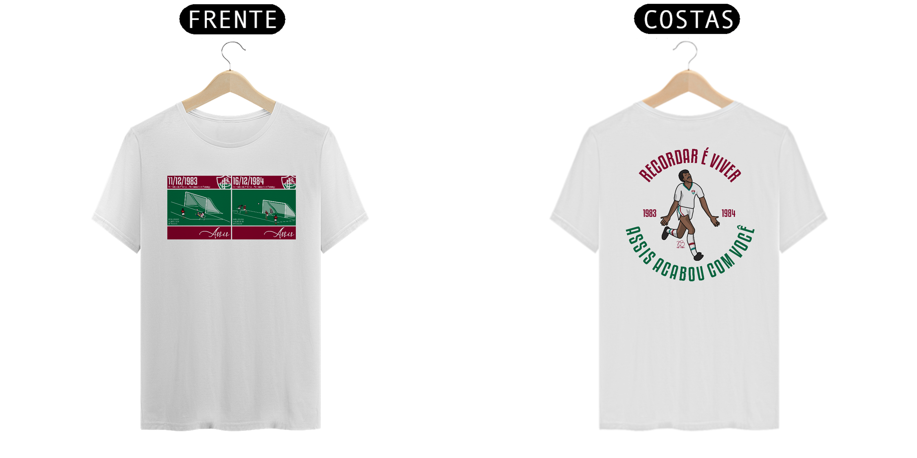 Camiseta Assis - Recordar é Viver - Fluminense