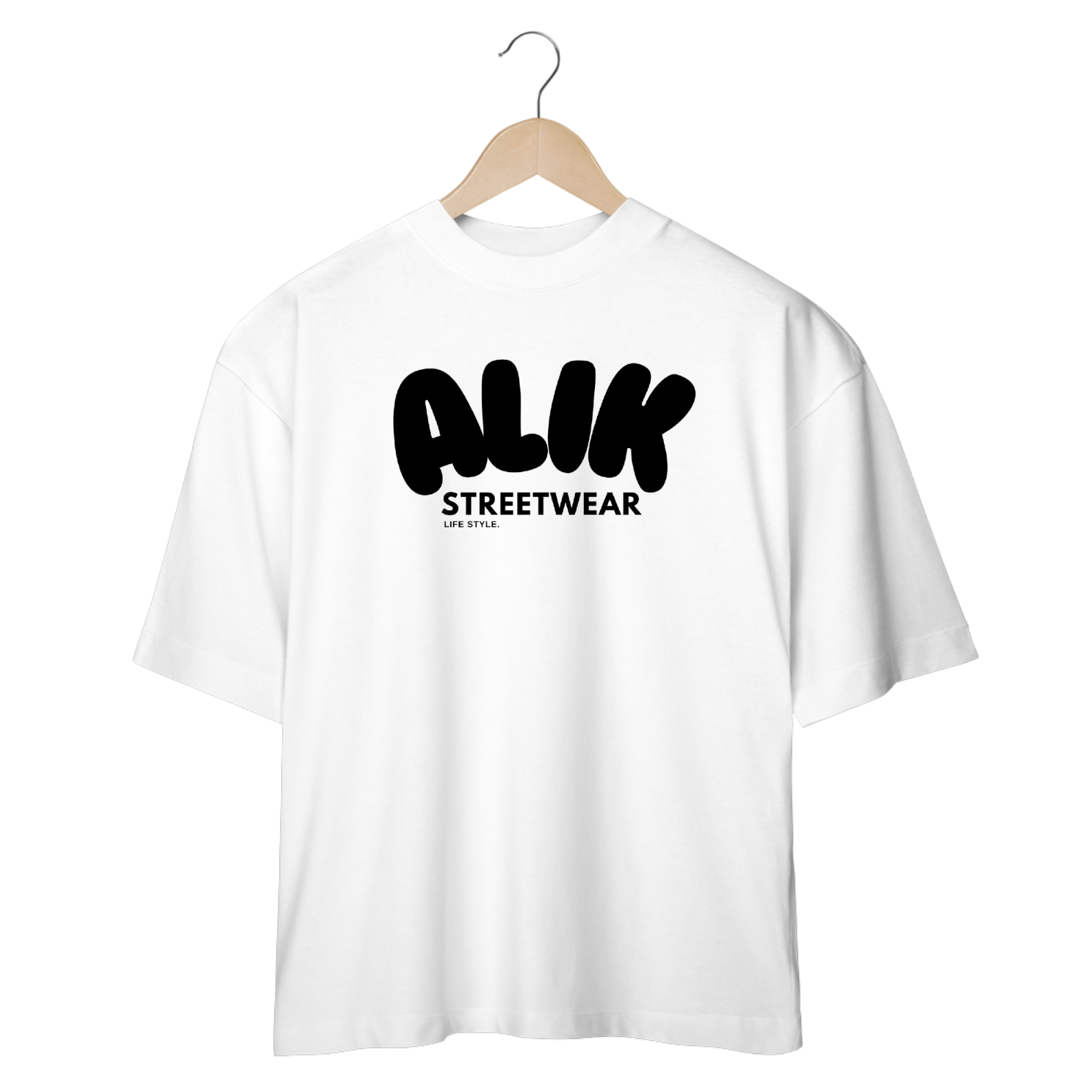 Camiseta Oversized Alik flocado