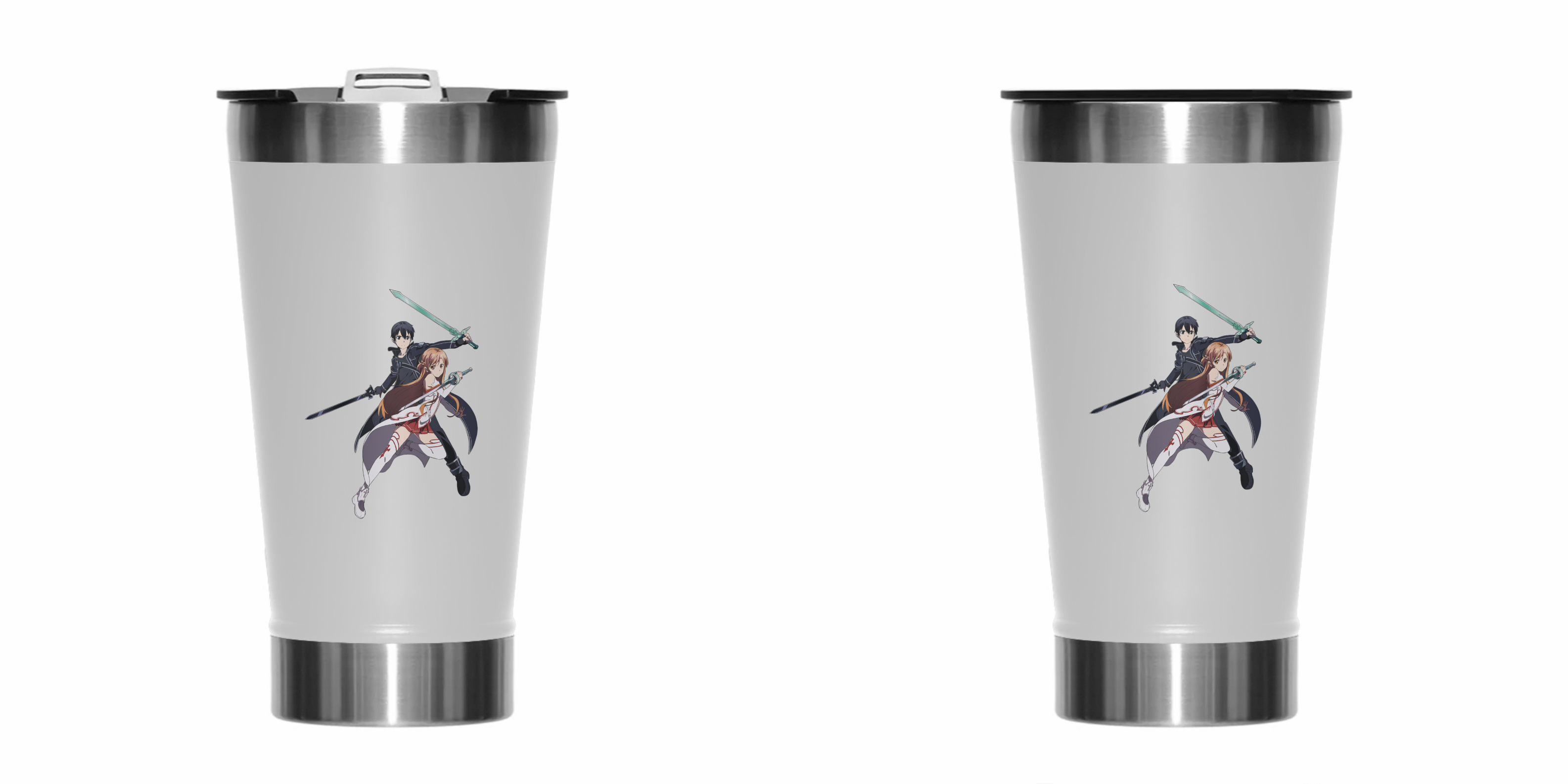 Copo Térmico Sword Art Online - Kirito e Asuna