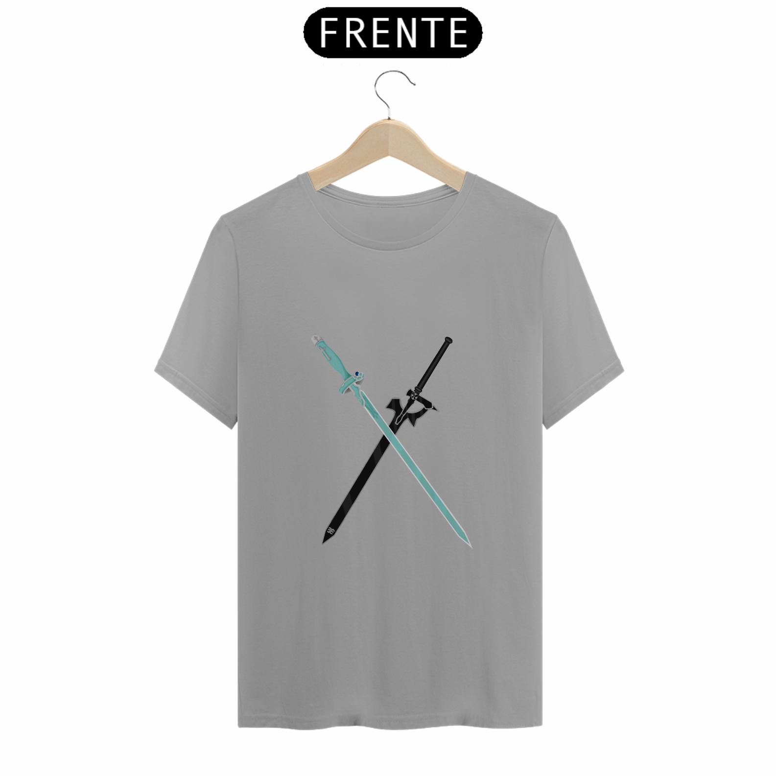 Camiseta Dark Repulser e Elucidator - Sword Art Online