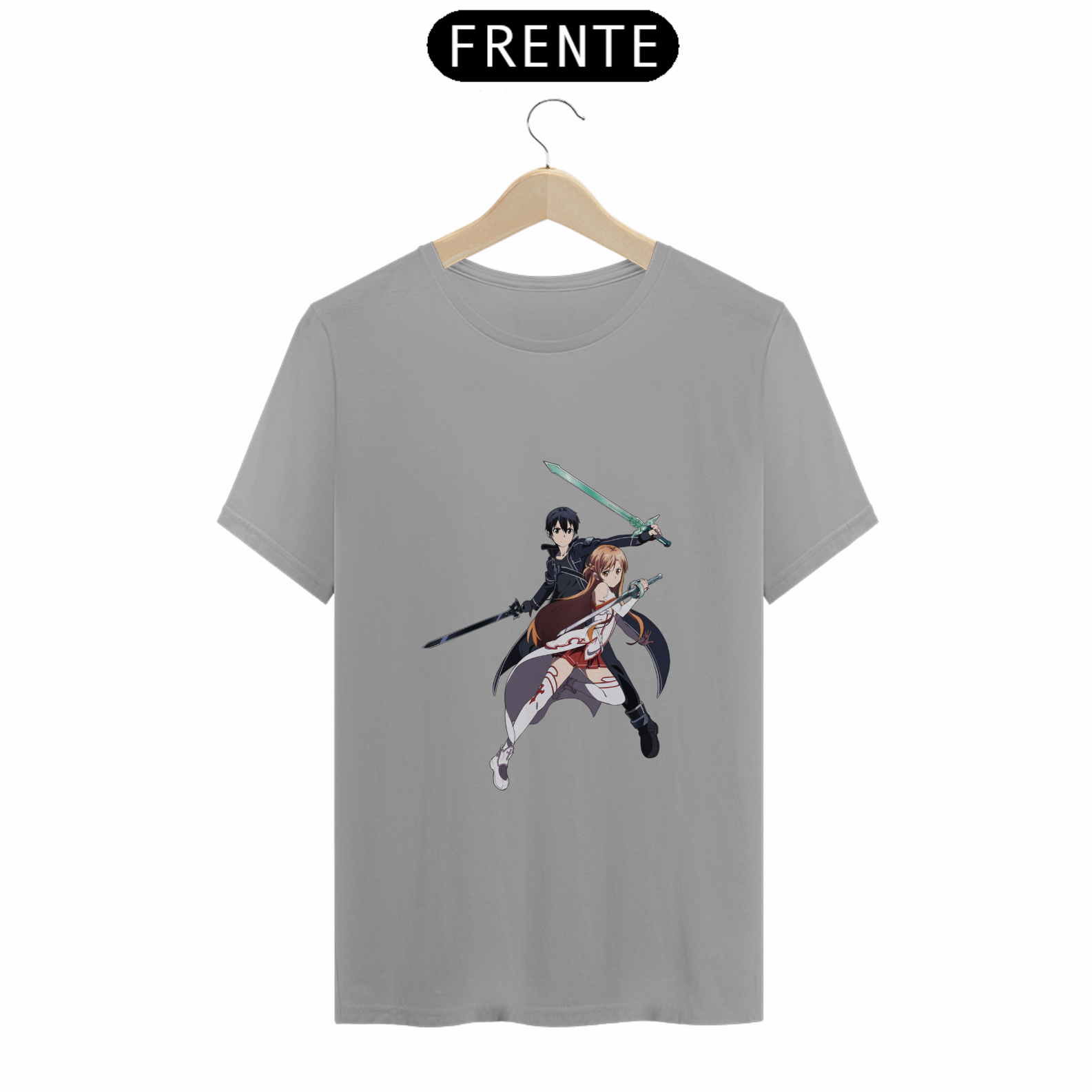 Camiseta Sword Art Online - Kirito e Asuna