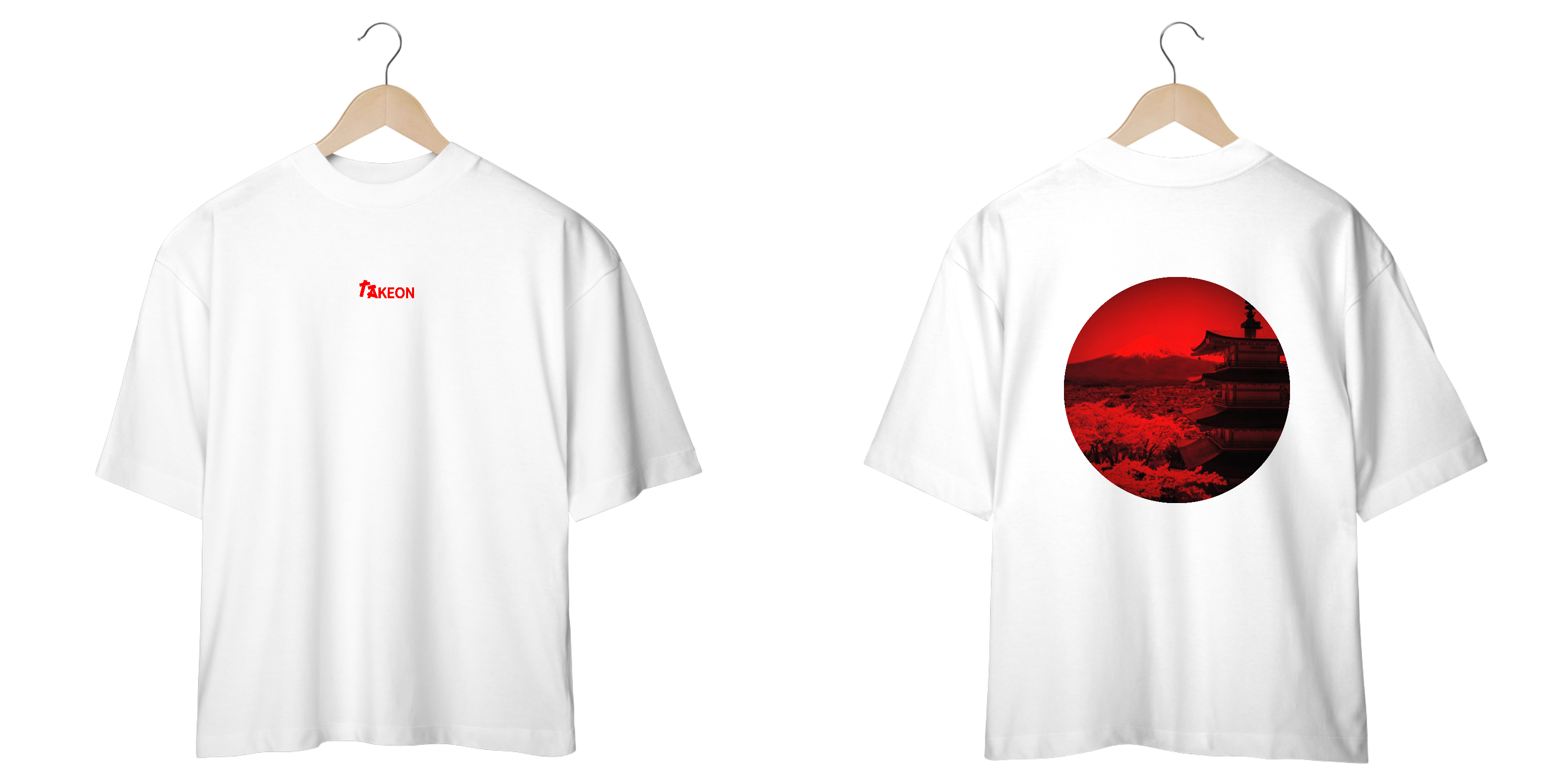 Camiseta Oversized Chureito Pagoda