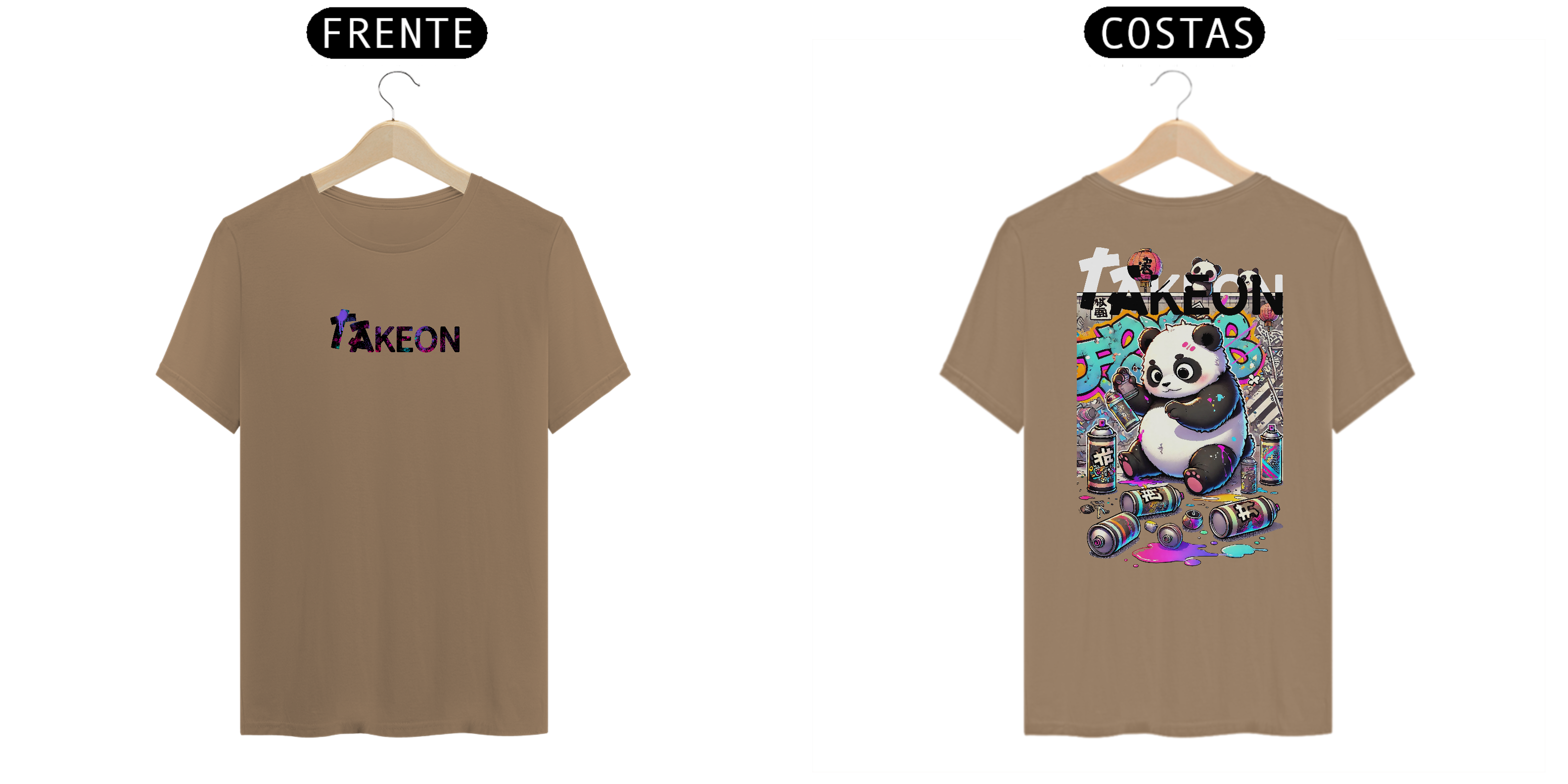 Camiseta Prime Panda Sprayed