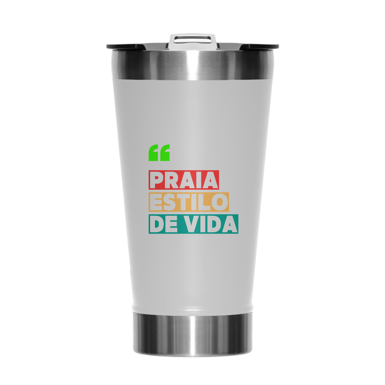 COPO TÉRMICO Praia estilo de vida