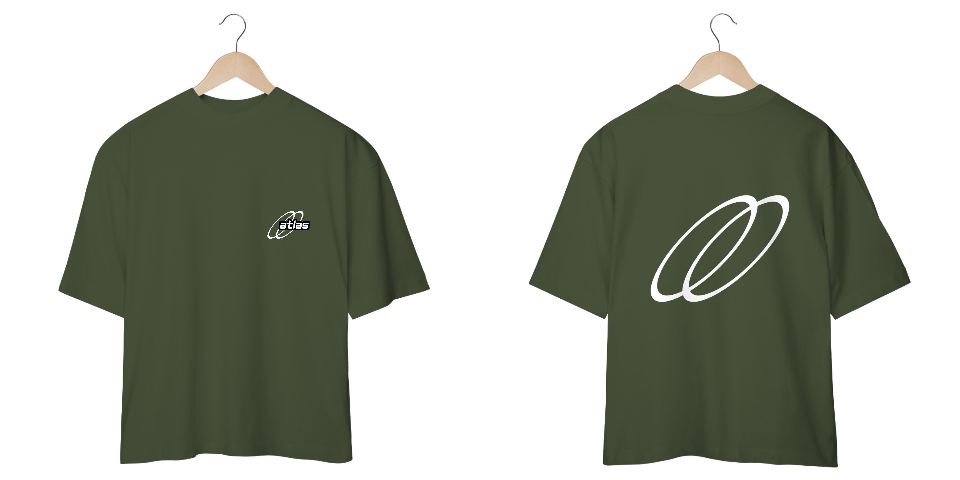 Camiseta Oversized Camisa Oversized Atlas #2 R$176,54 em