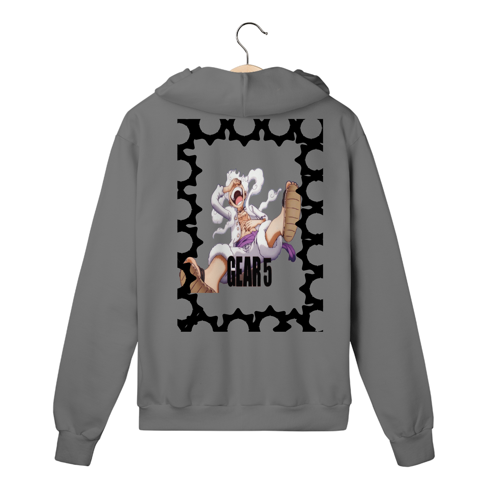 Moletom com Zíper Luffy Gear 5 Art