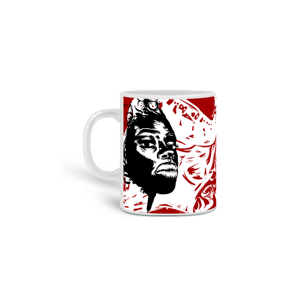Caneca iansã Búfalo Marfim