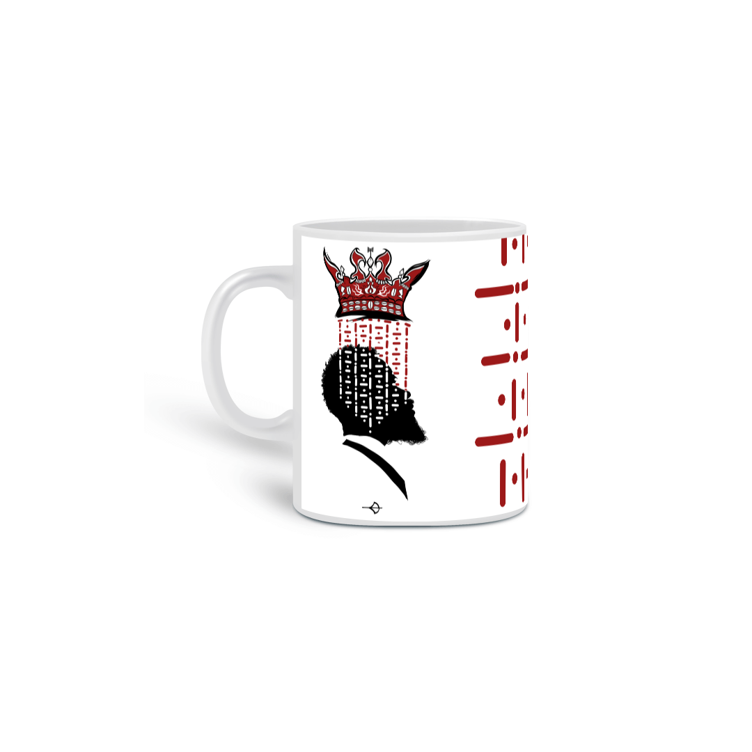 Caneca Xangô Rei (Marfim)