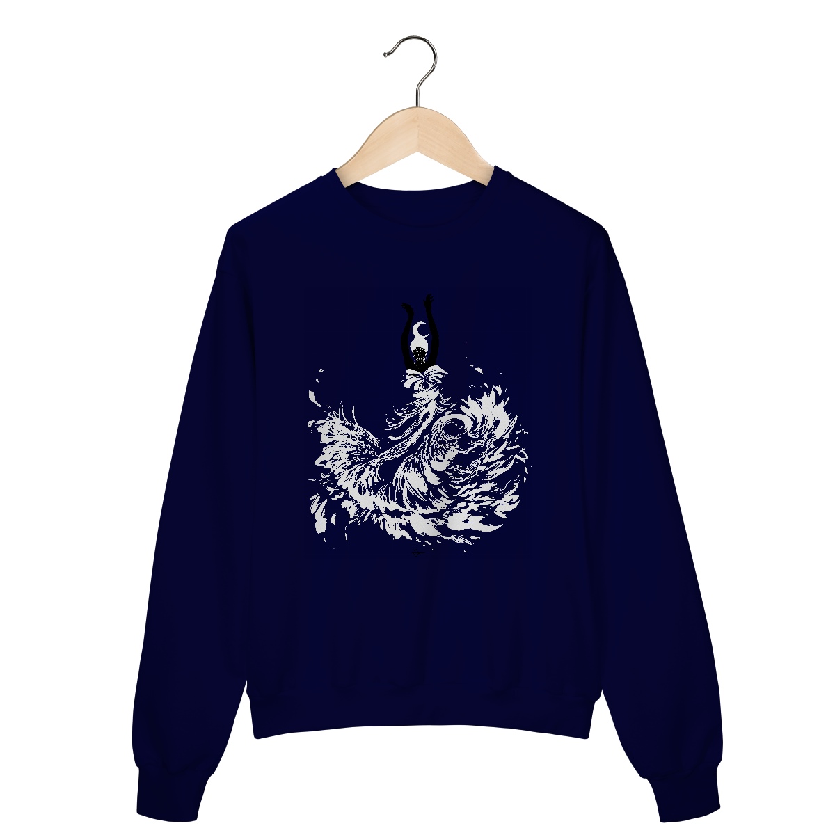 Moletom Fechado Yemanja branco 