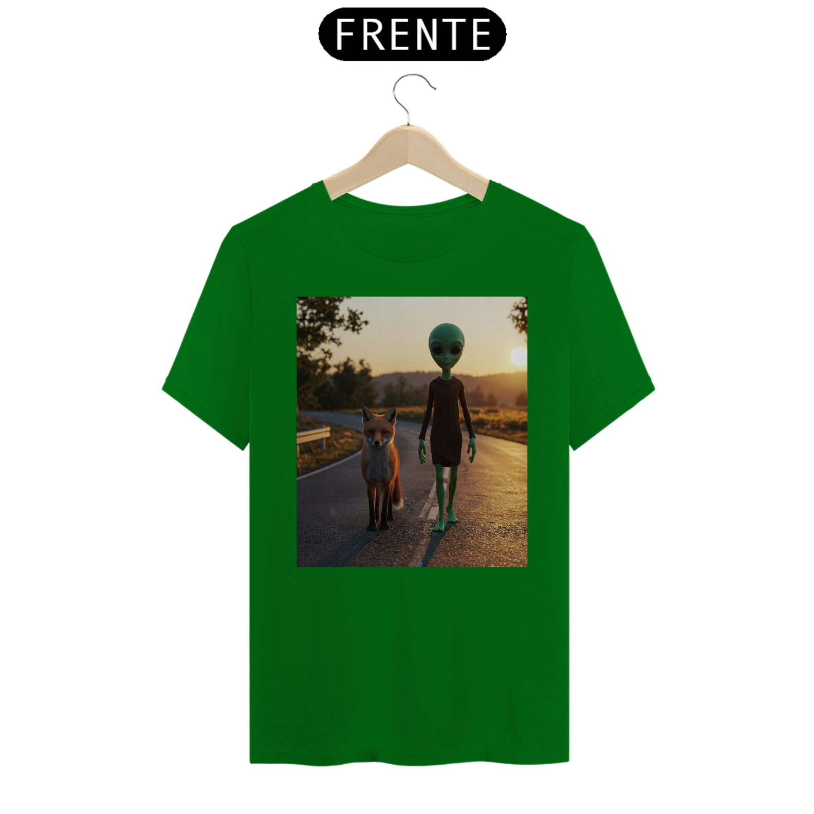 ET e a raposa na estrada