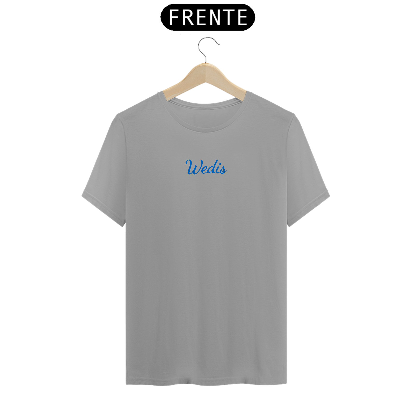 Camiseta Wedis Conceitual Cinza Mescla