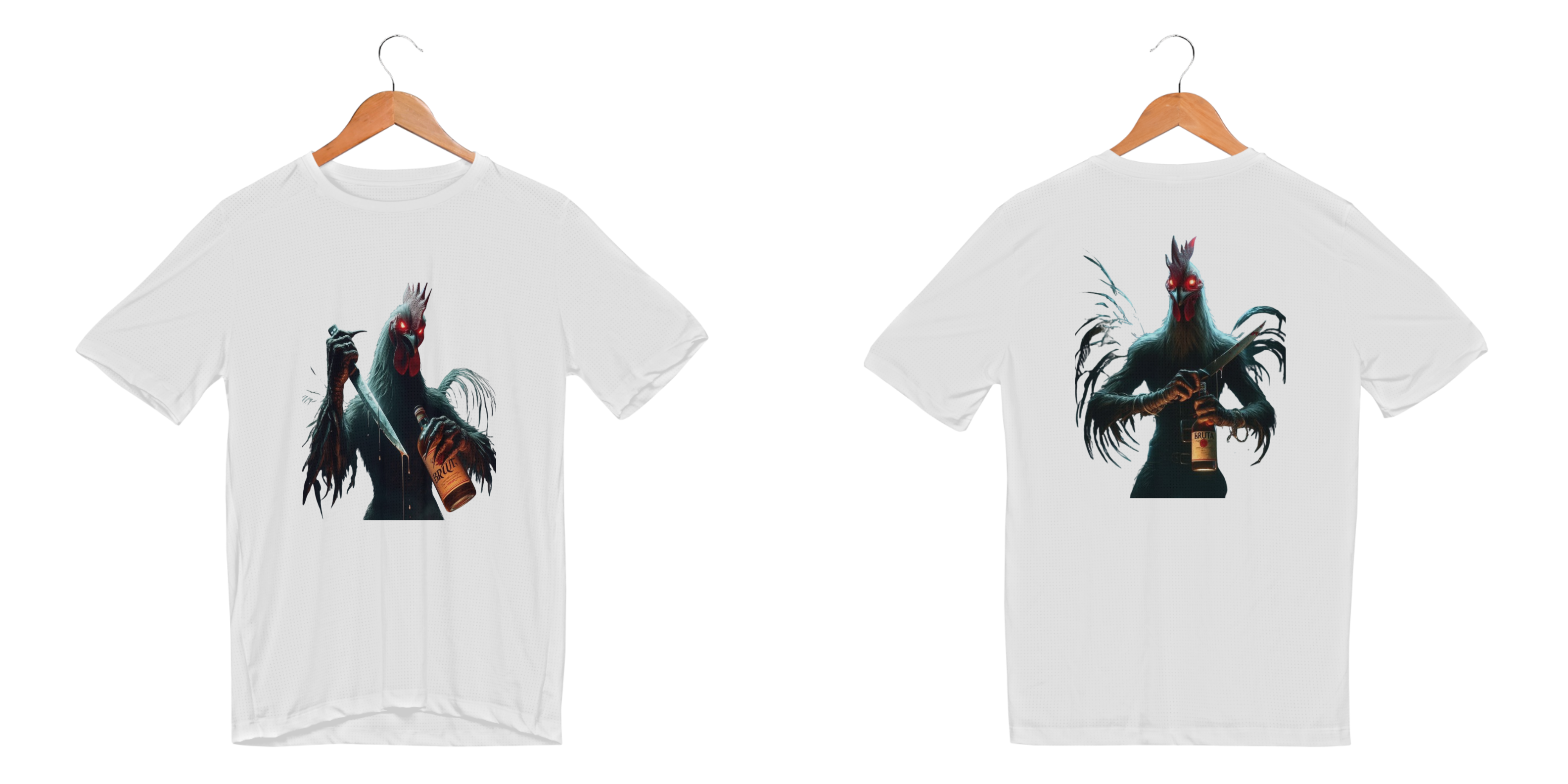 Camiseta personalizada GALO ASSUSTADOR 