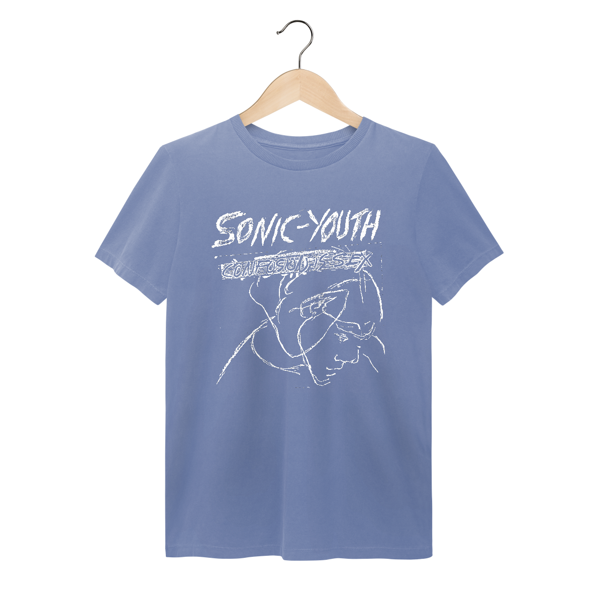 Camiseta Estonada Sonic Youth - Confusion is Sex - Coleção Rock/Alternativo