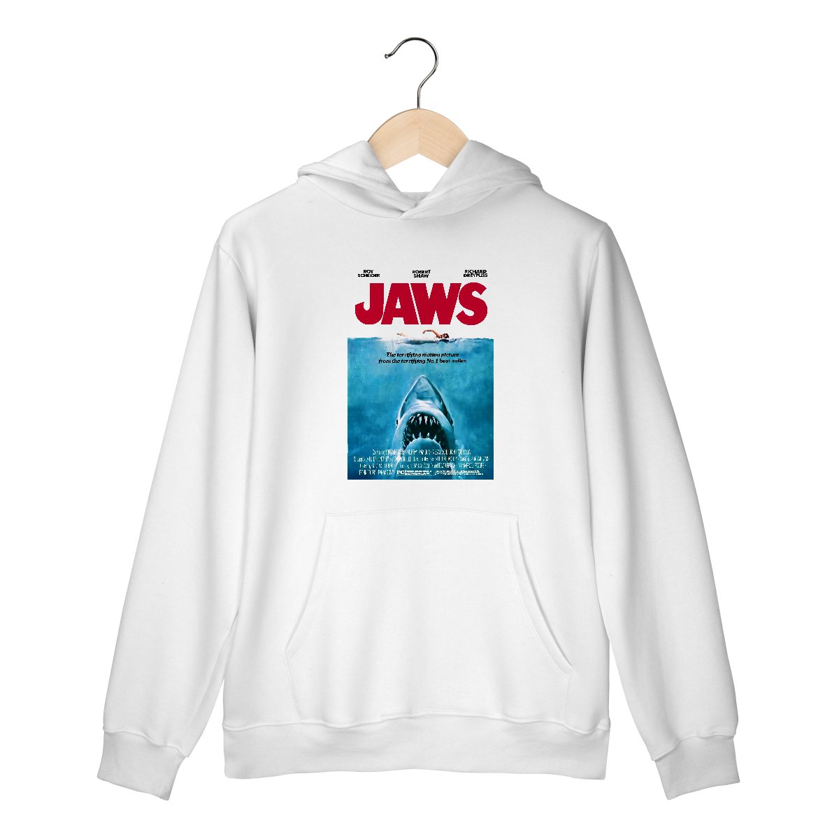 Moletom Canguru Premium Jaws - Coleção Filmes/ Terror 