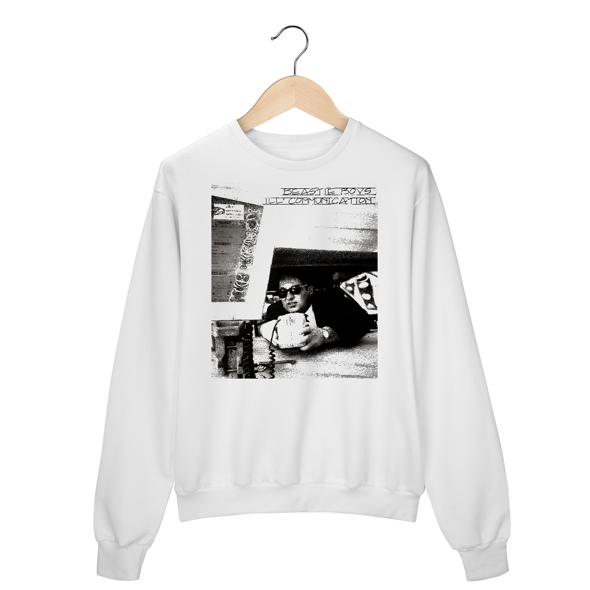 Moletom Fechado Premium Beastie Boys - Ill Comunication - Coleção Rap/ Punk