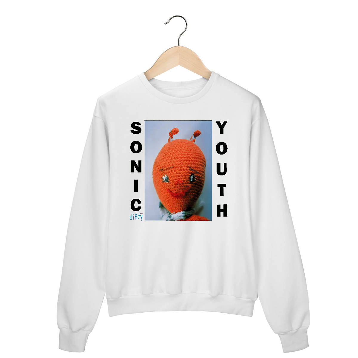 Moletom Fechado Premium Sonic Youth - Dirty - Coleção Rock/ Alternativo