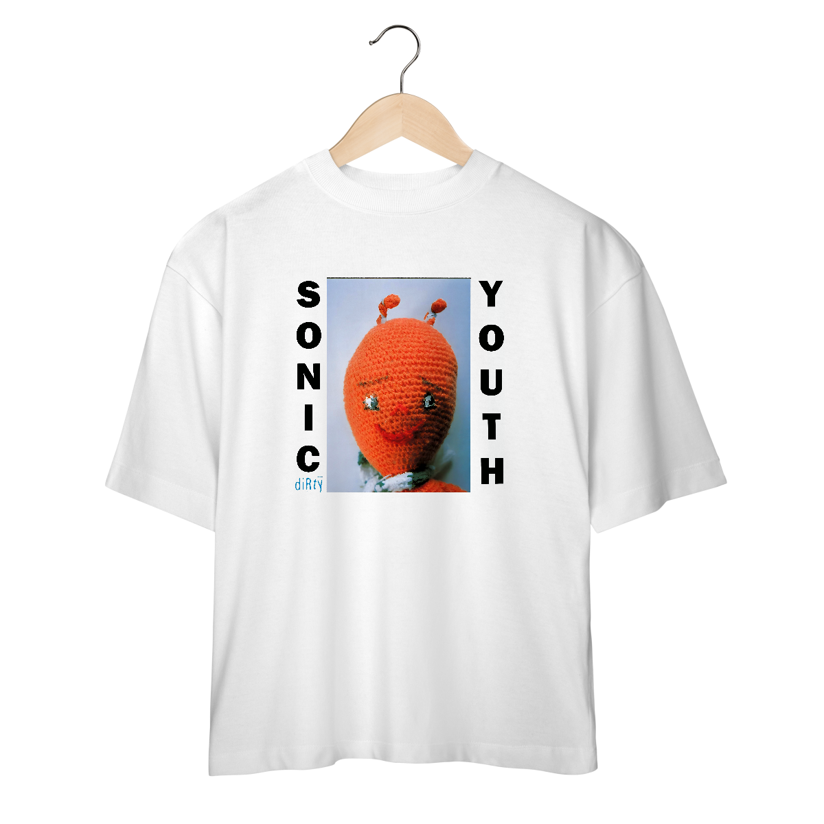 Camiseta Oversized Sonic Youth - Dirty - Coleção Rock/ Alternativo