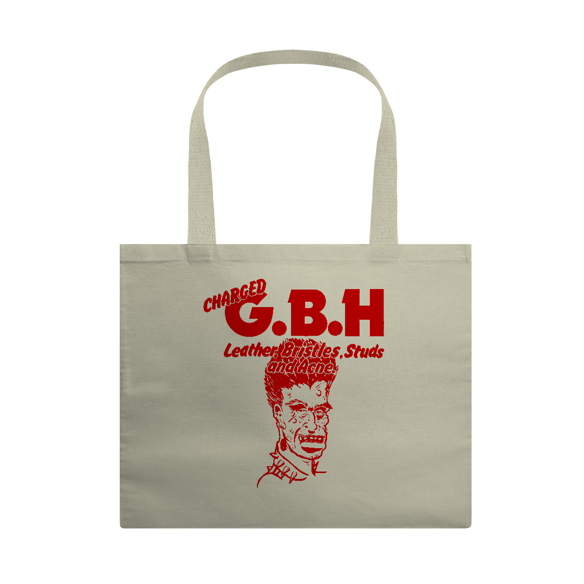 Eco Bag Grande GBH - Leather, Bristle, Stud and Acne - Coleção Punk/ Hardcore