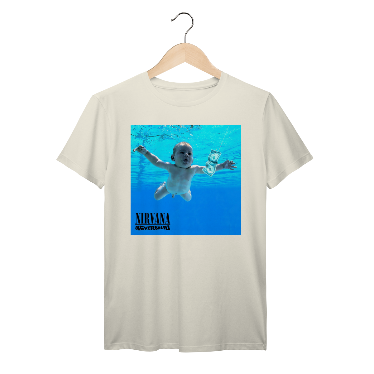 Camiseta Premium Nirvana - Nevermind - Coleção Rock