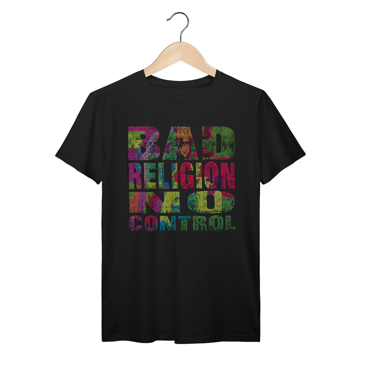 Camisea Premium Bad Religion - No Control - Coleção Punk/ Hardcore