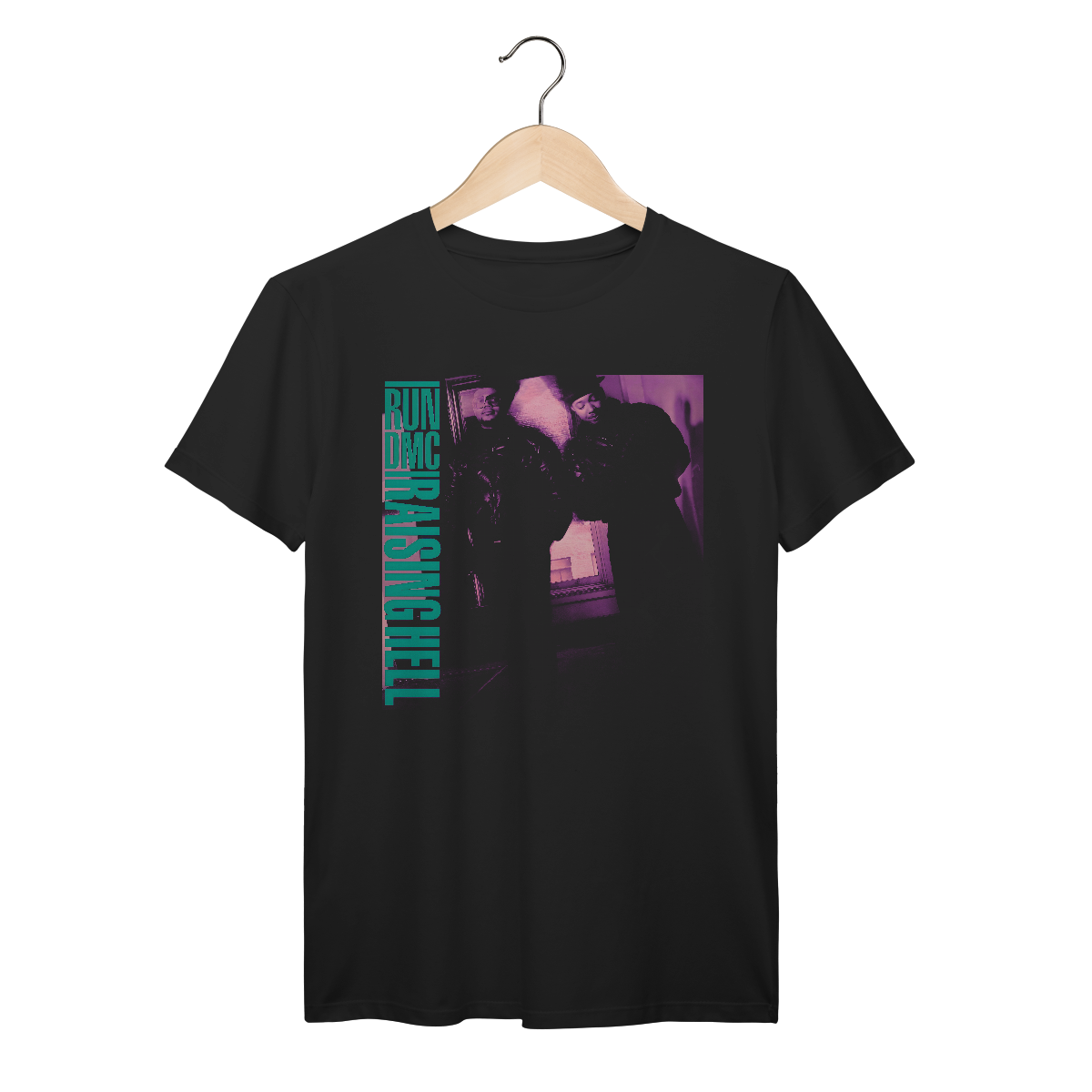 Camiseta Premium RUN DMC - Raising Hell - Coleção Rap