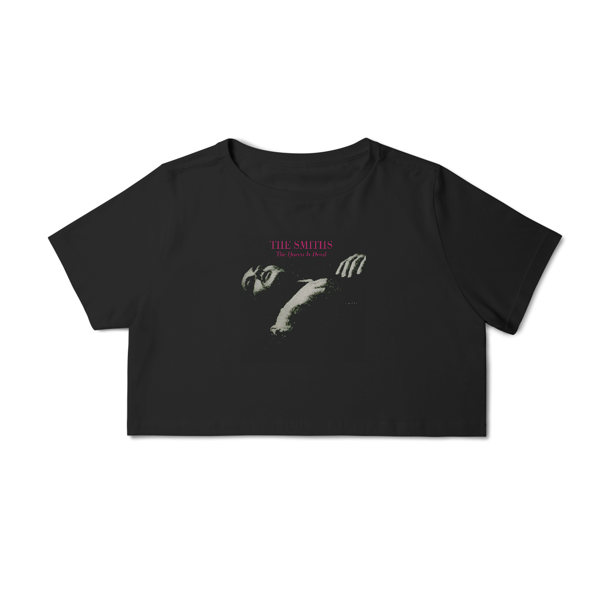 Camisa Cropped The Smiths - The Queen is Dead - Coleção Rock/ Post Punk