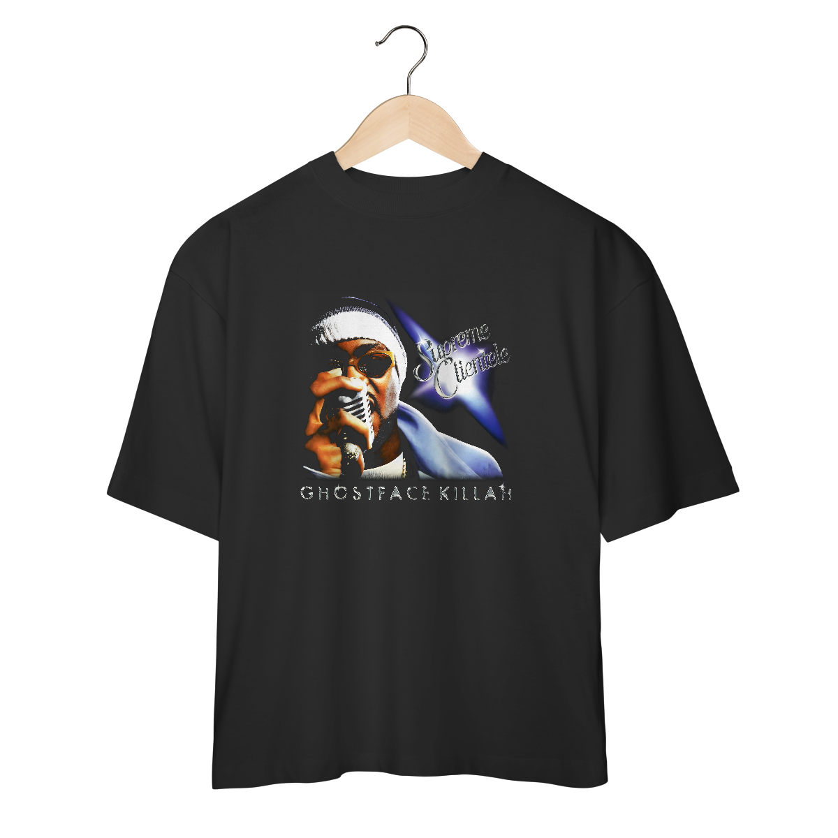 Camiseta Oversized Ghostface Killah - Supreme Clientele - Coleção Rap