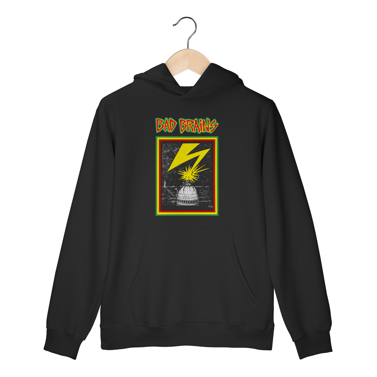 Moletom Canguru Premium Bad Brains - Coleção Punk/ Hardcore