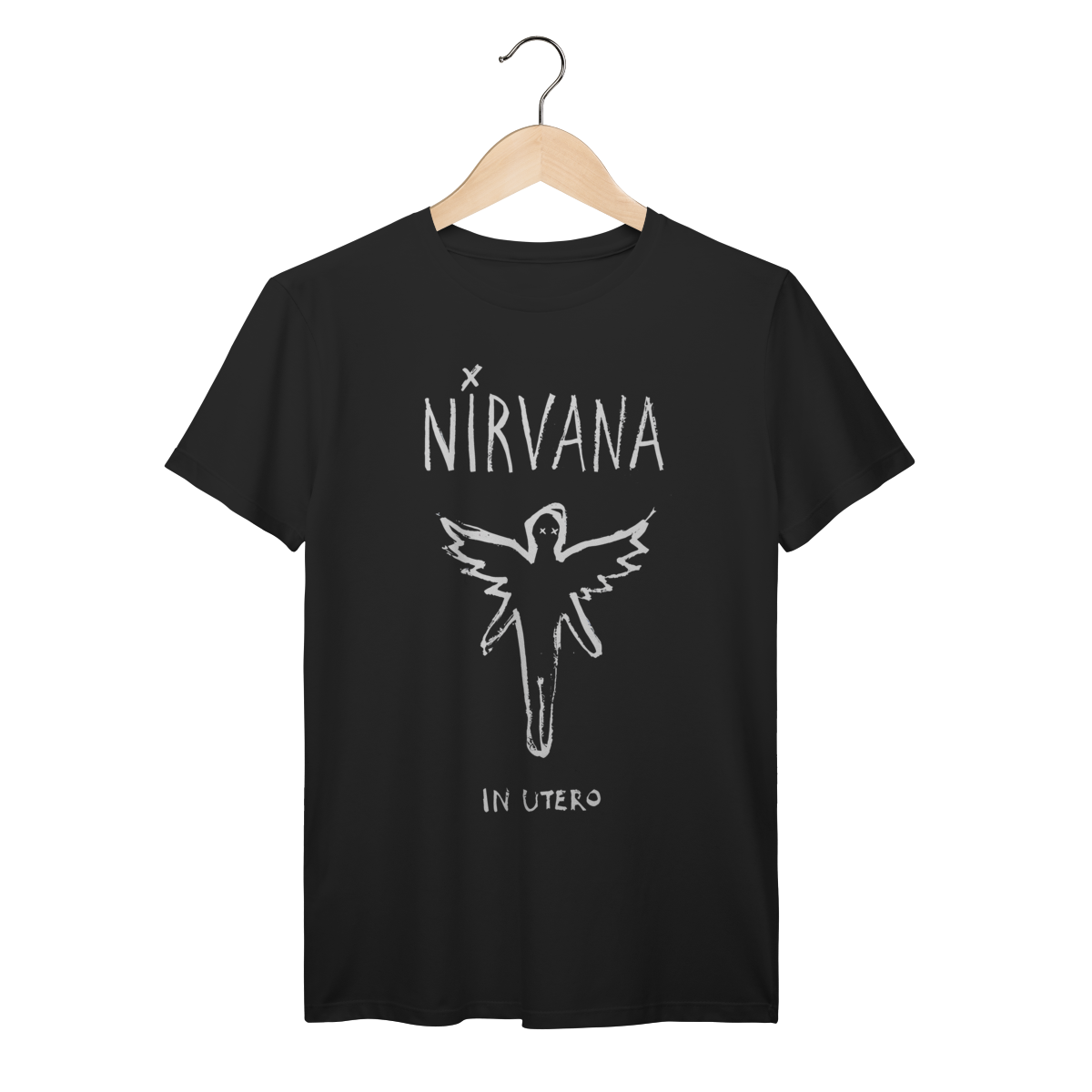 Camiseta Premium Nirvana - In Utero - Coleção Rock