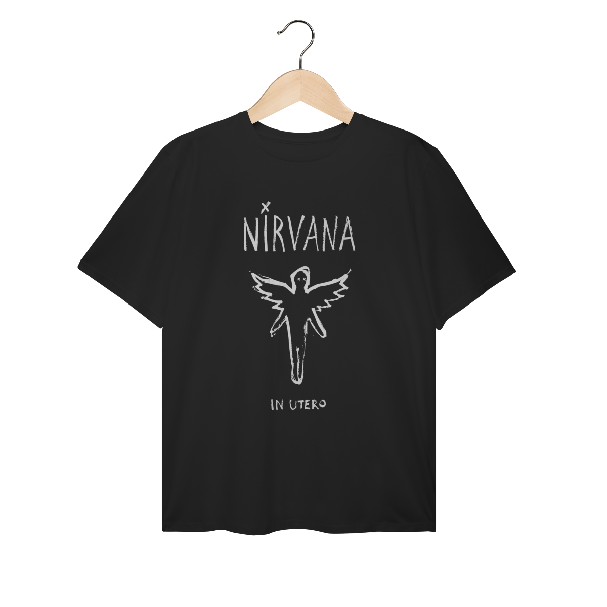 Camiseta Plus Size Nirvana - In Utero - Coleção Rock