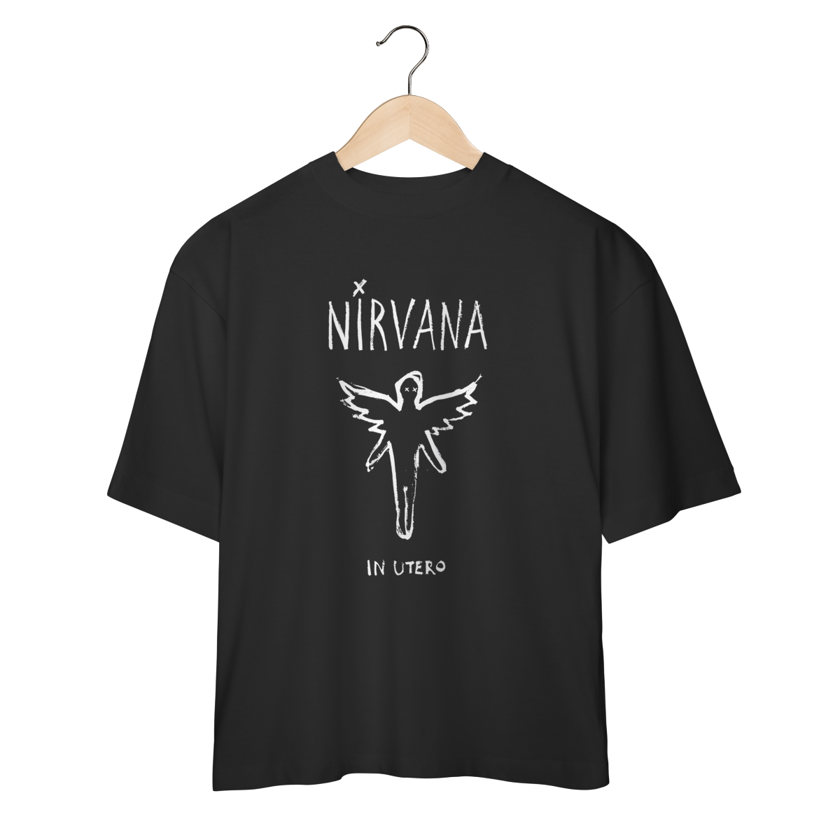 Camiseta Oversized Nirvana - In Utero - Coleção Rock