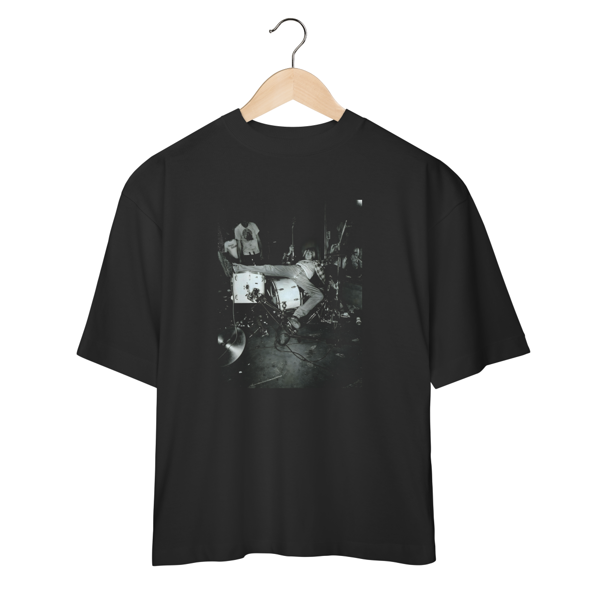 Camiseta Oversized Kurt Cobain - Coleção Rock
